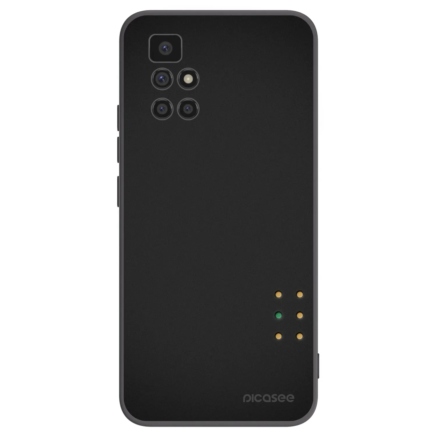 Picasee Μαύρη θήκη σιλικόνης για Xiaomi Redmi 10 (2022) - Pulse