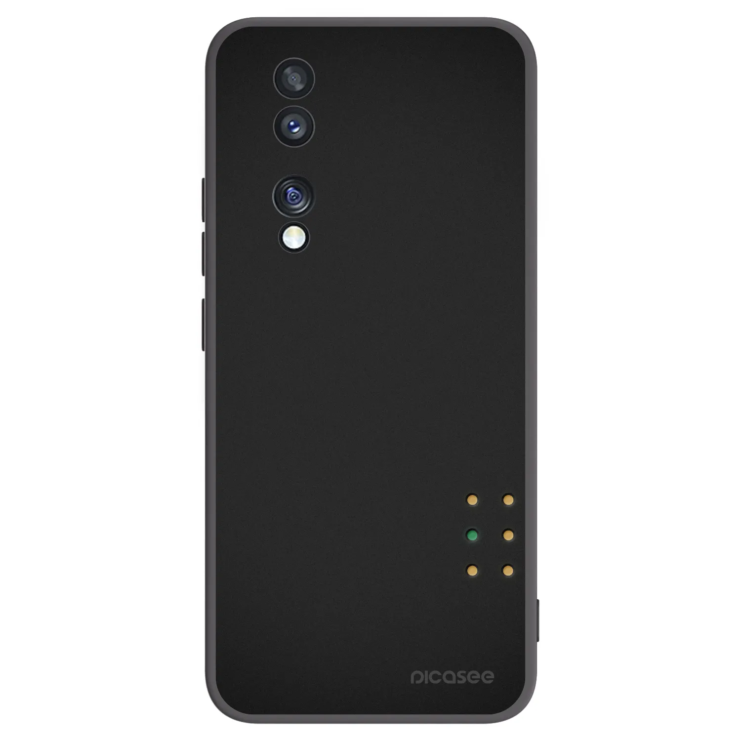 Picasee Μαύρη θήκη σιλικόνης για Honor 70 - Pulse