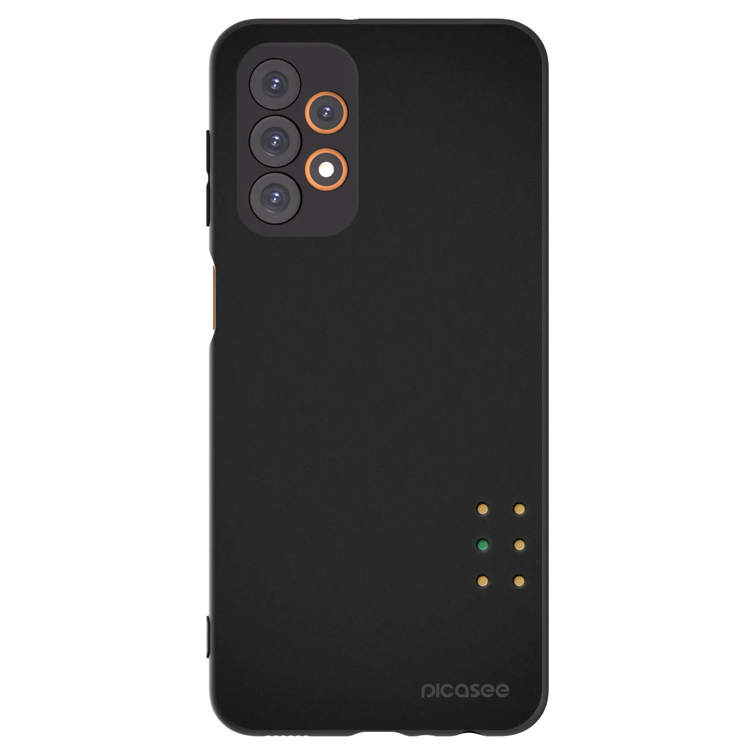 Picasee Μαύρη θήκη σιλικόνης για Samsung Galaxy A23 A235F 4G - Pulse