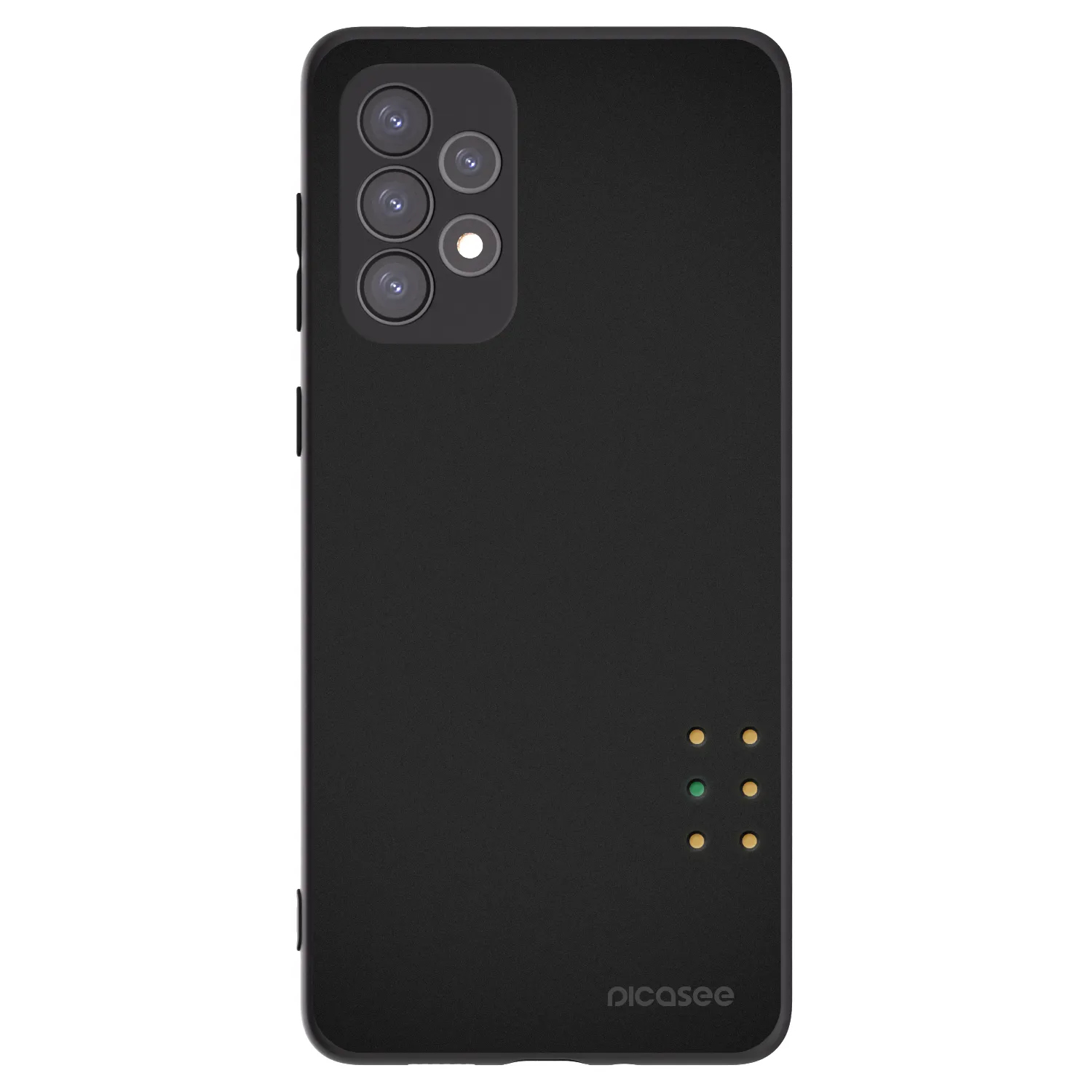 Picasee Μαύρη θήκη σιλικόνης για Samsung Galaxy A73 5G - Pulse
