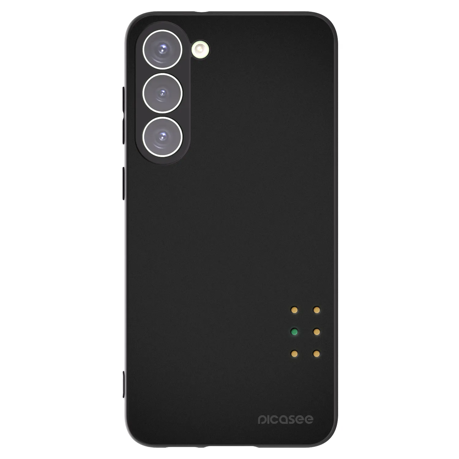 Picasee Μαύρη θήκη σιλικόνης για Samsung Galaxy S23+ 5G - Pulse