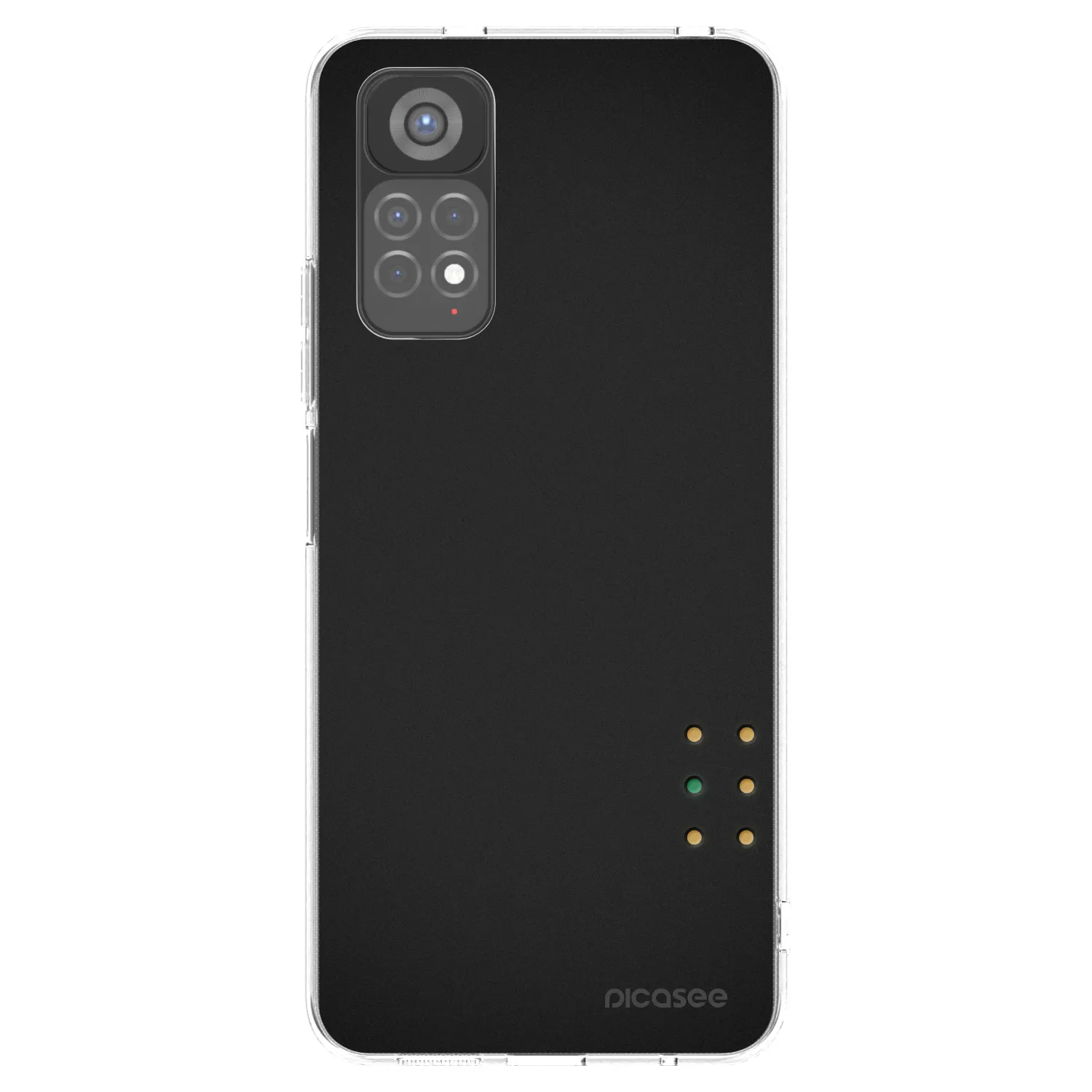 Picasee διαφανής θήκη σιλικόνης Xiaomi Redmi Note 11S 5G - Pulse