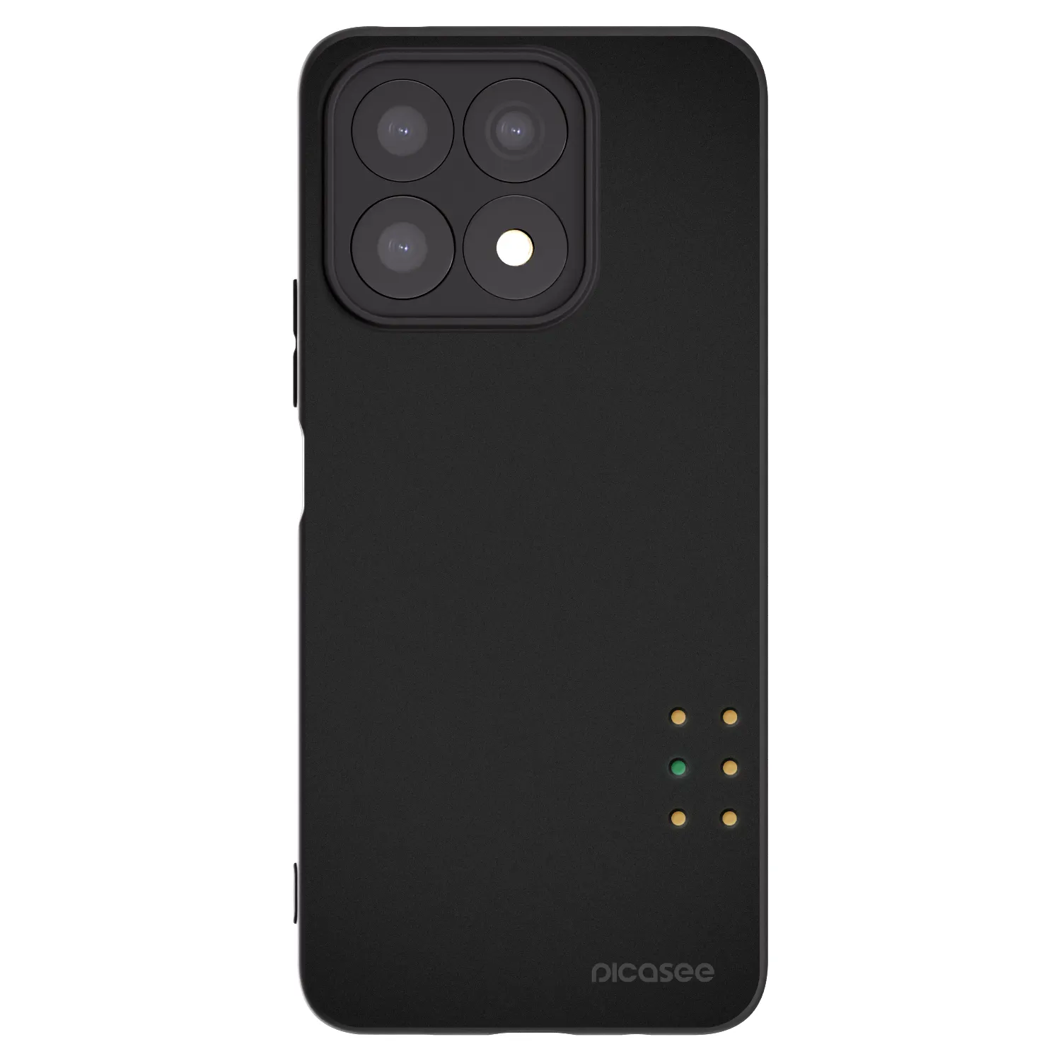 Picasee Μαύρη θήκη σιλικόνης για Honor X8a - Pulse