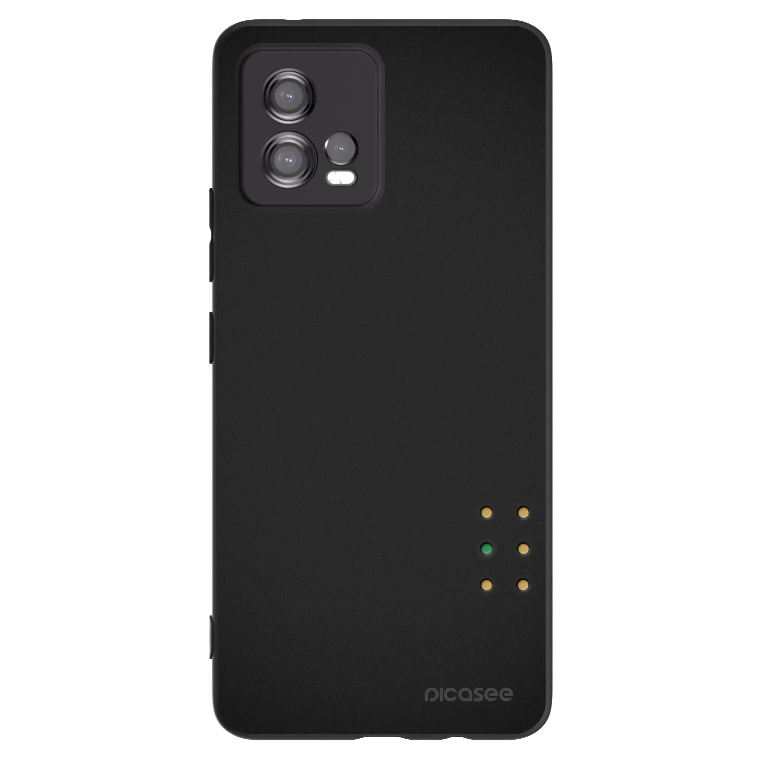 Picasee Μαύρη θήκη σιλικόνης για Motorola Moto G72 - Pulse
