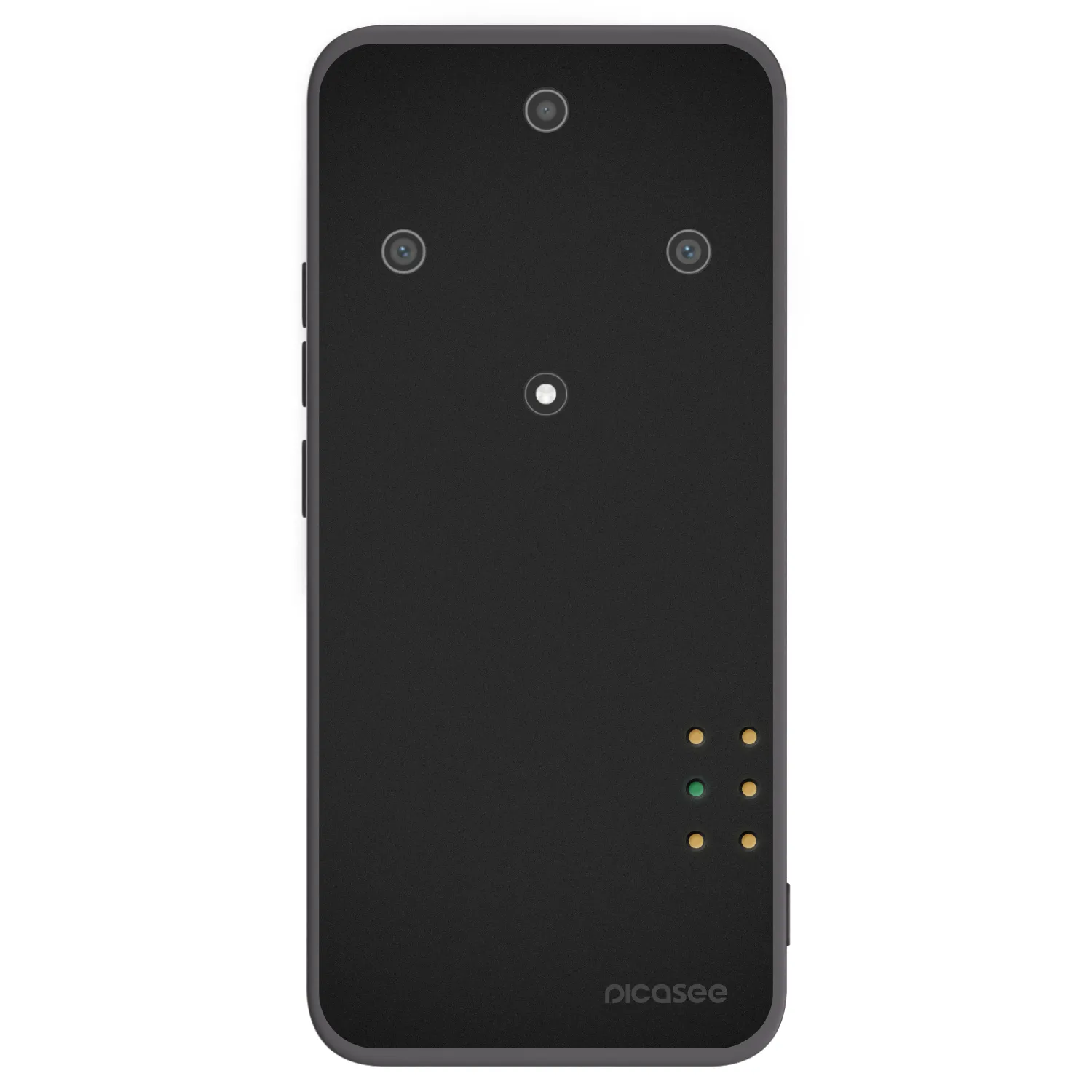 Picasee Μαύρη θήκη σιλικόνης για Honor Magic5 Lite 5G - Pulse