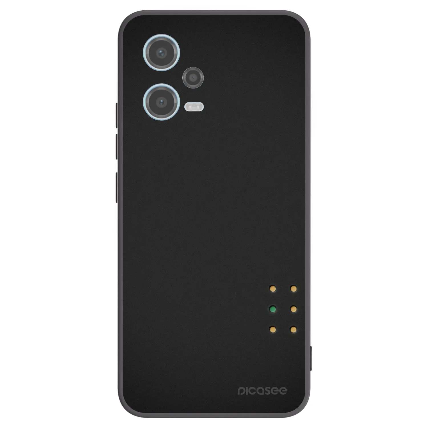 Picasee Μαύρη θήκη σιλικόνης για Xiaomi Redmi Note 12 5G - Pulse