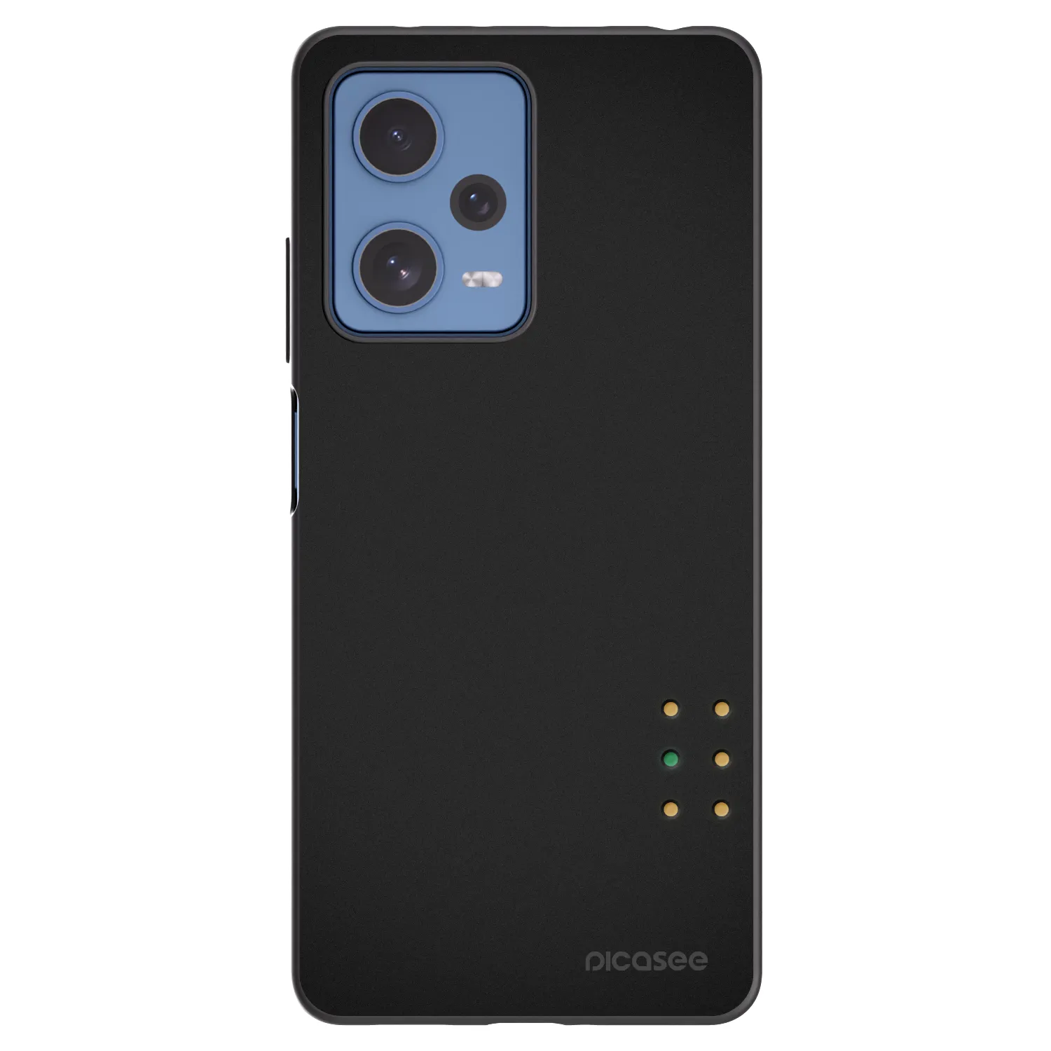 Picasee Μαύρη θήκη σιλικόνης για Xiaomi Redmi Note 12 Pro 5G - Pulse