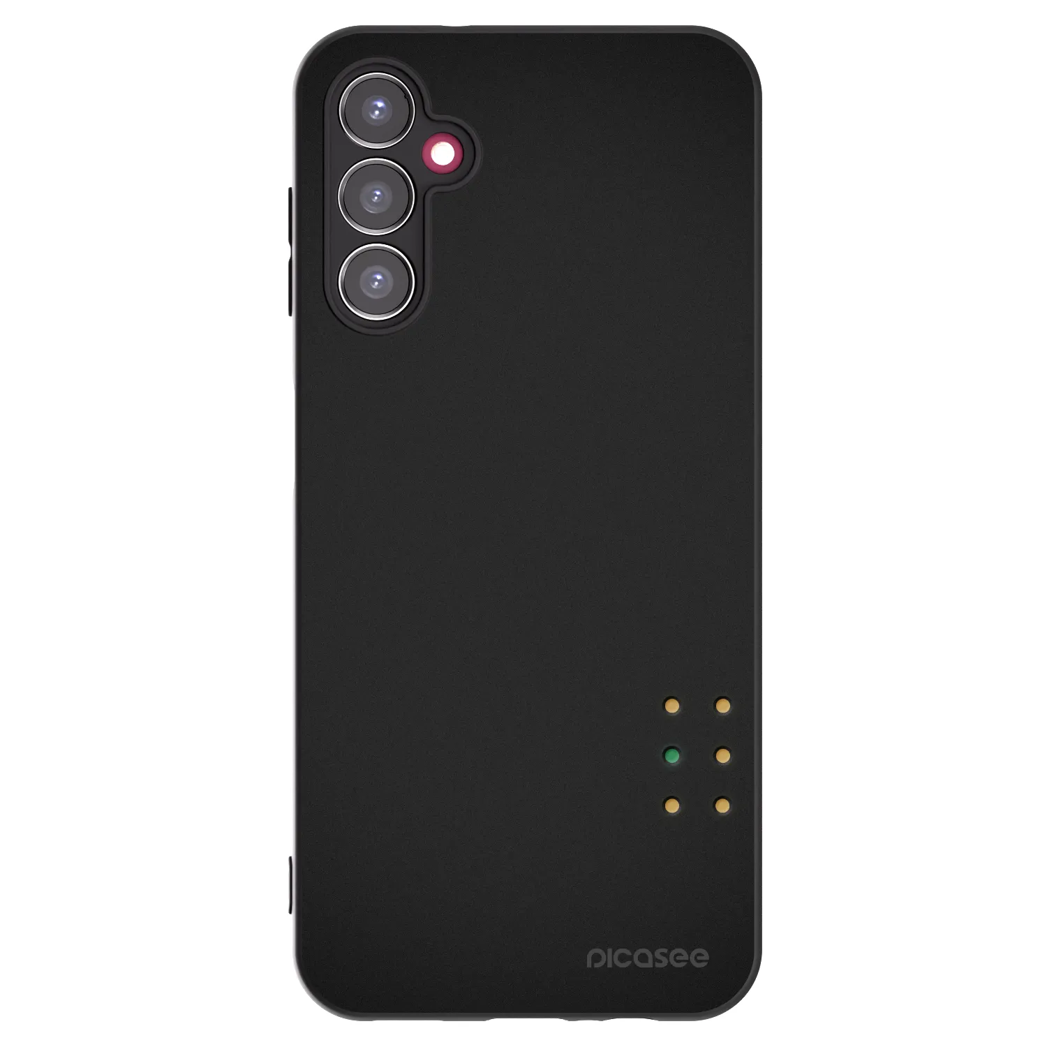 Picasee Μαύρη θήκη σιλικόνης για Samsung Galaxy A14 4G A145R - Pulse
