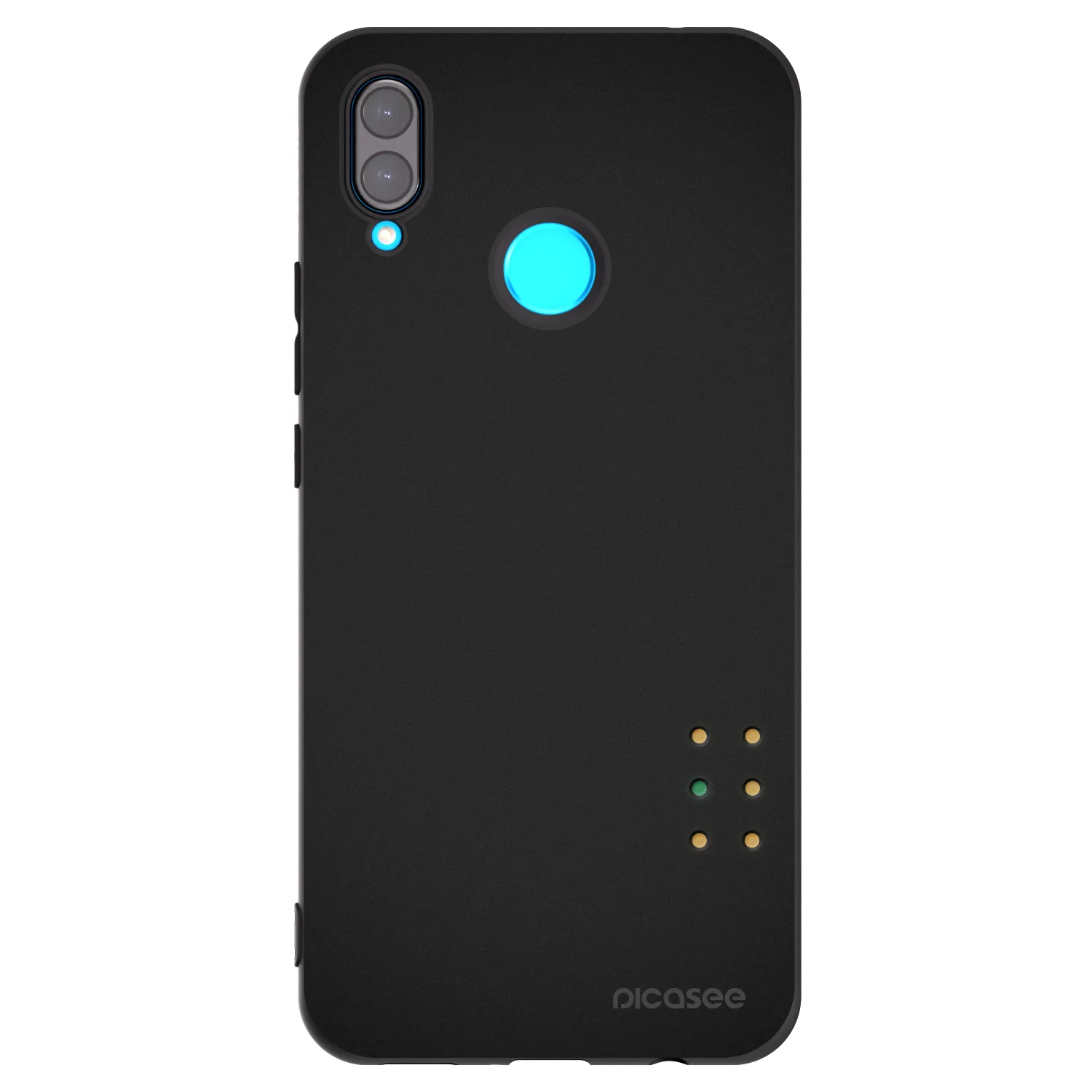 Picasee Μαύρη θήκη σιλικόνης για Huawei Nova 3 - Pulse