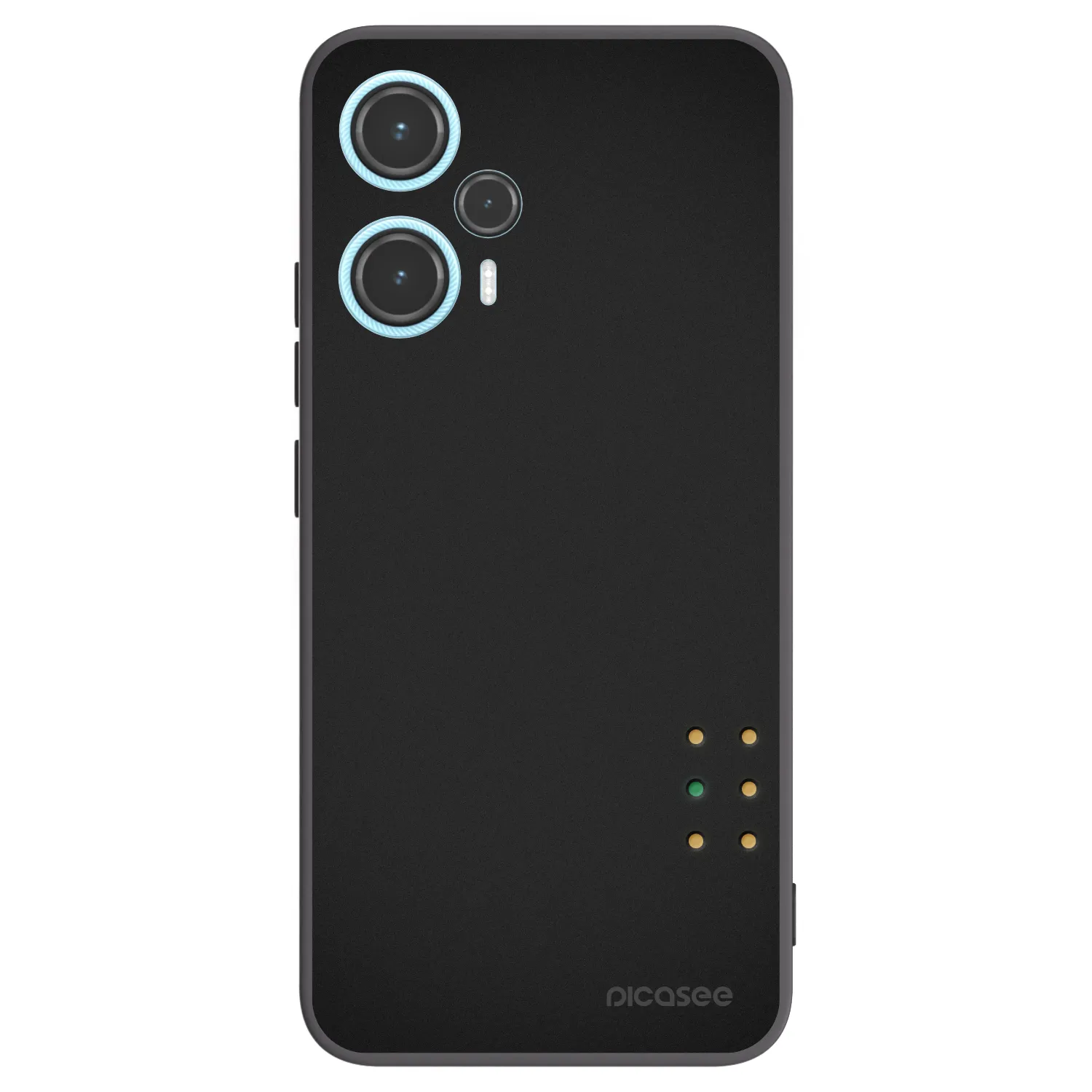 Picasee Μαύρη θήκη σιλικόνης για Xiaomi Poco F5 - Pulse