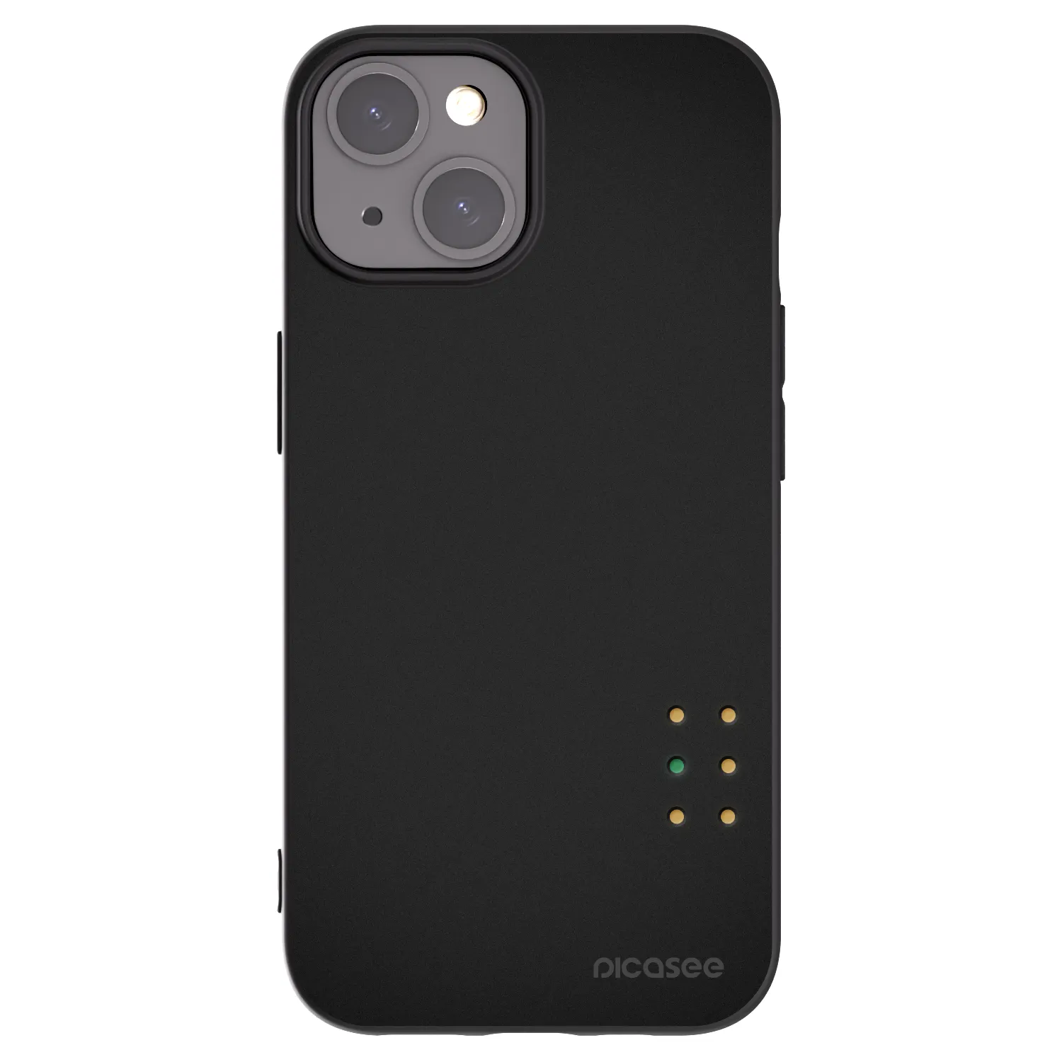 Picasee Μαύρη θήκη σιλικόνης για Apple iPhone 15 - Pulse