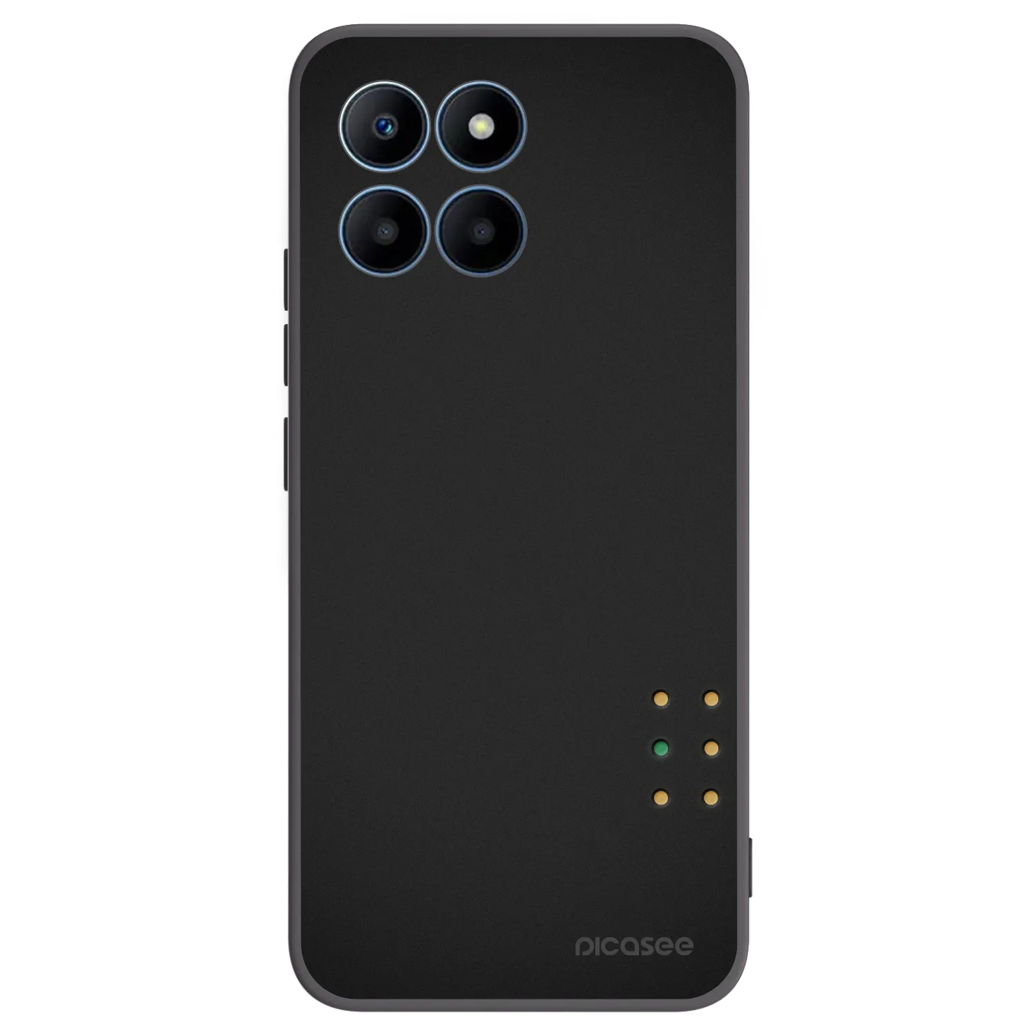 Picasee Μαύρη θήκη σιλικόνης για Honor 70 Lite - Pulse