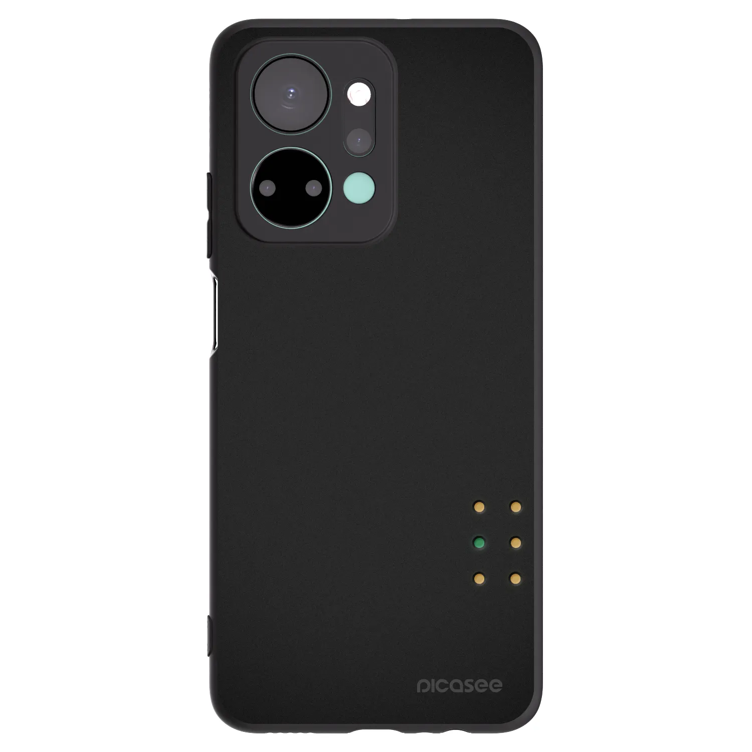 Picasee Μαύρη θήκη σιλικόνης για Honor X7a - Pulse
