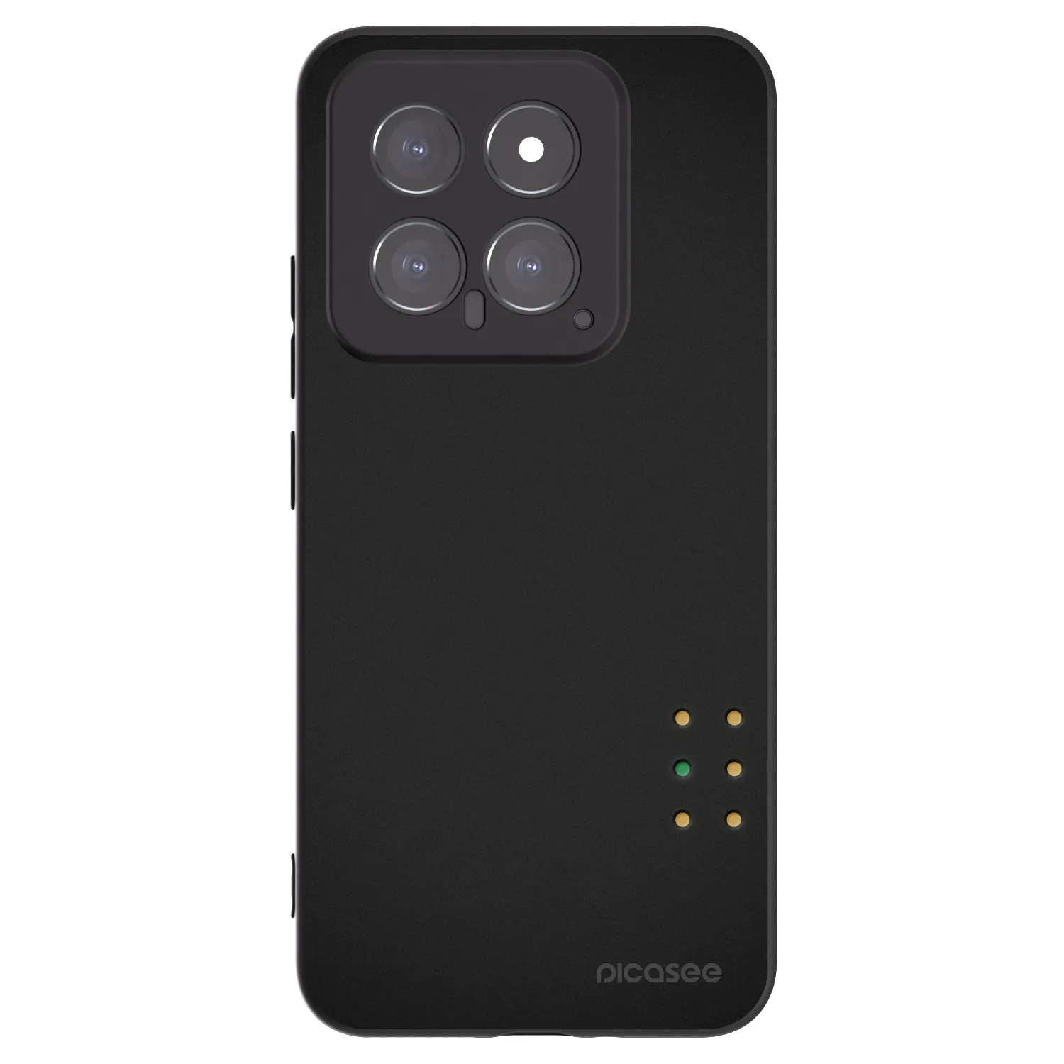 Picasee Μαύρη θήκη σιλικόνης για Xiaomi 14 - Pulse
