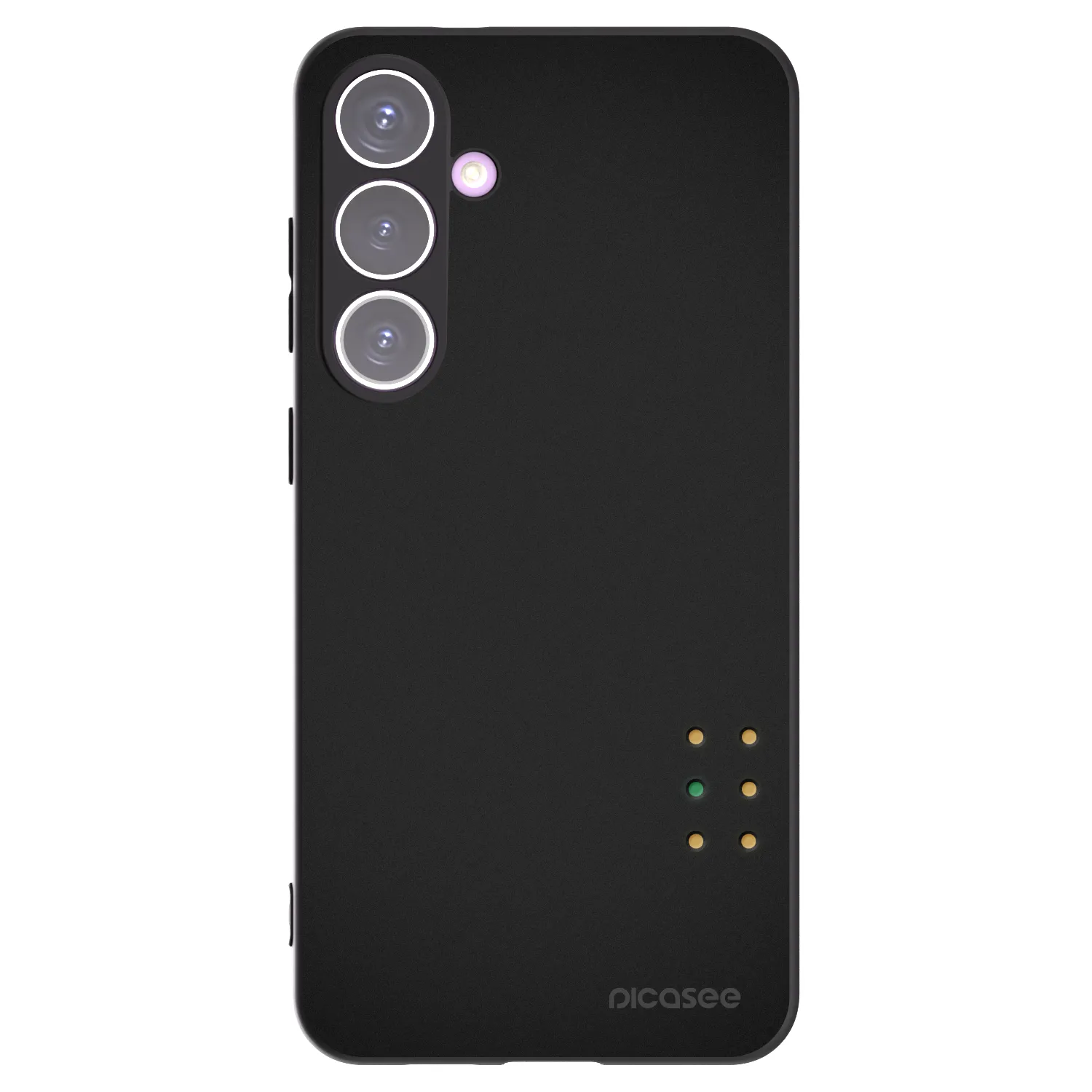 Picasee Μαύρη θήκη σιλικόνης για Samsung Galaxy S24+ S926B 5G - Pulse