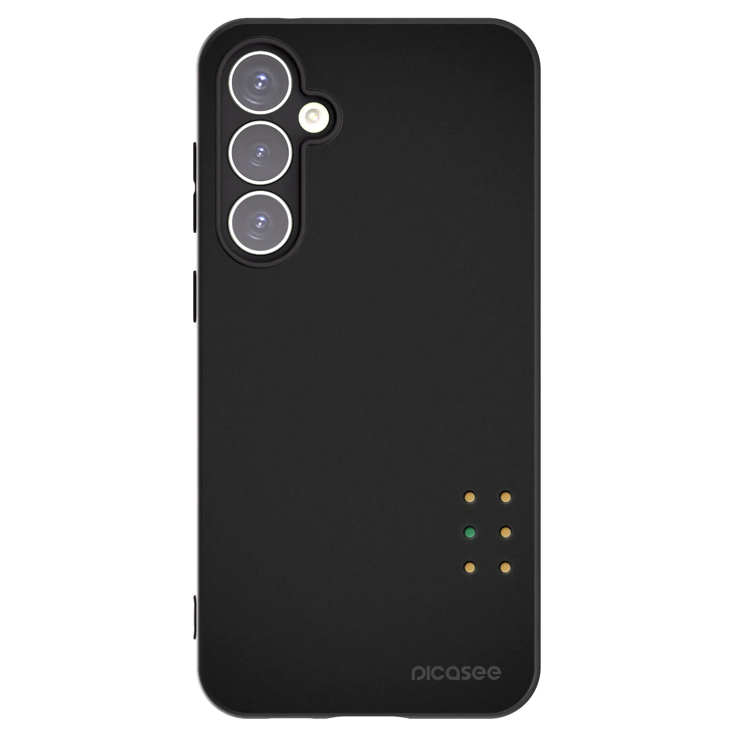Picasee Μαύρη θήκη σιλικόνης για Samsung Galaxy S23 FE S711B - Pulse