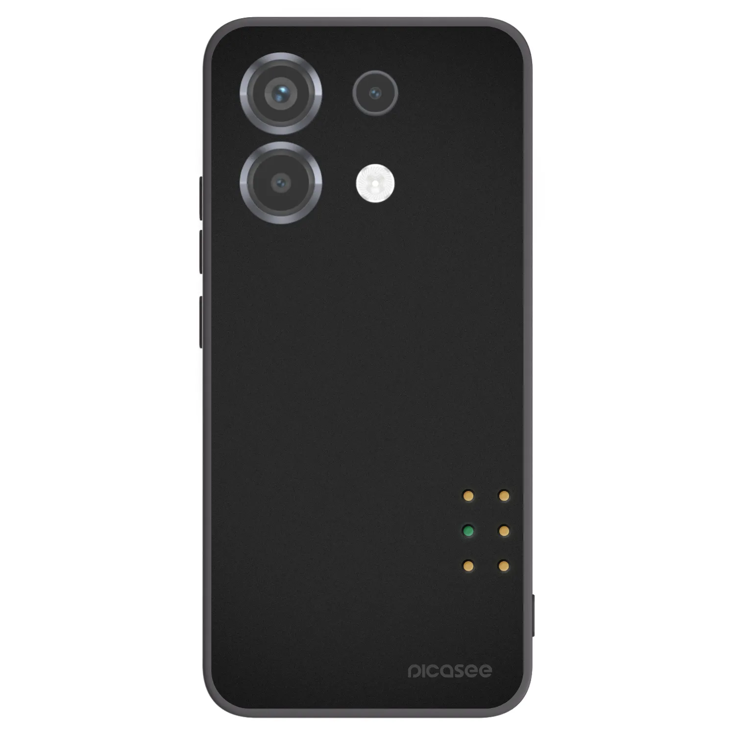 Picasee Μαύρη θήκη σιλικόνης για Xiaomi Poco X6 - Pulse