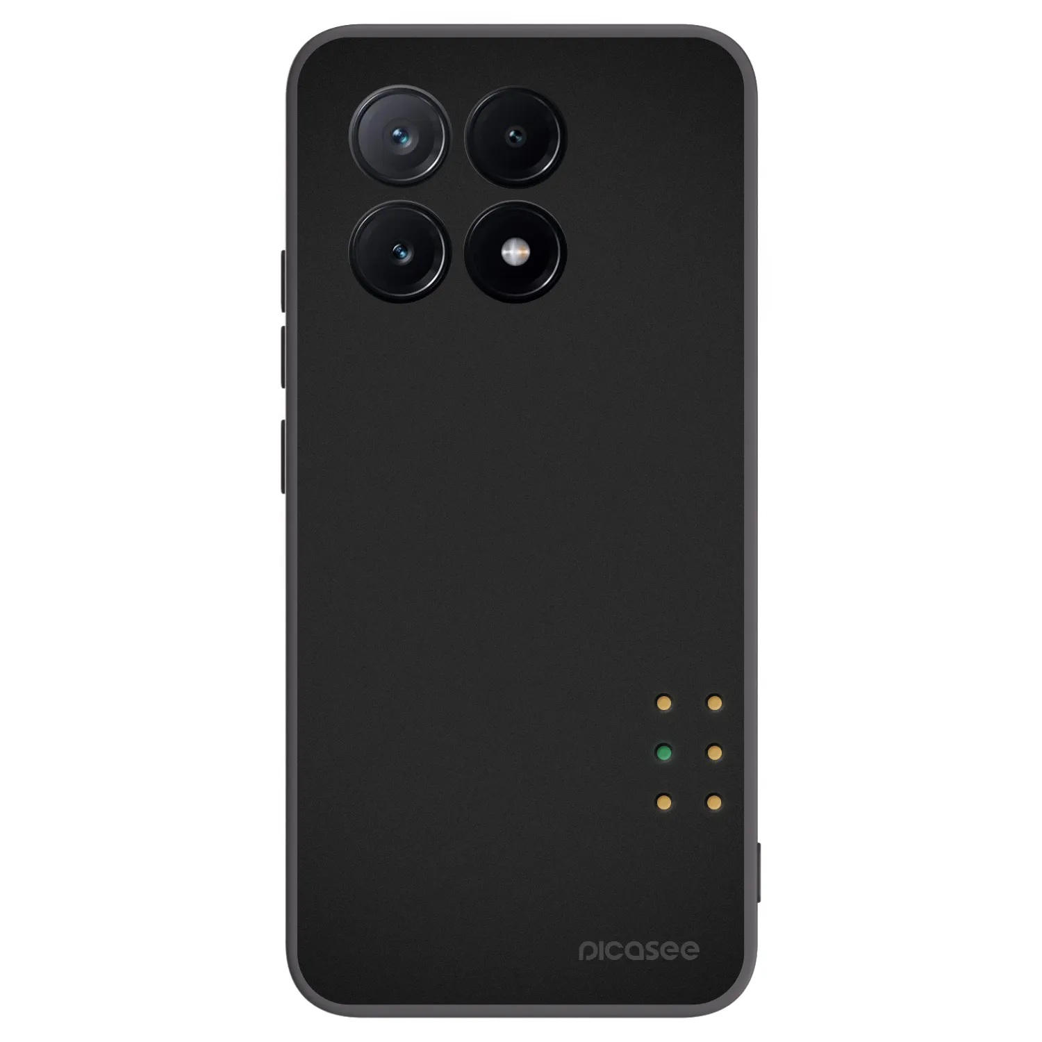 Picasee Μαύρη θήκη σιλικόνης για Xiaomi Poco X6 Pro - Pulse