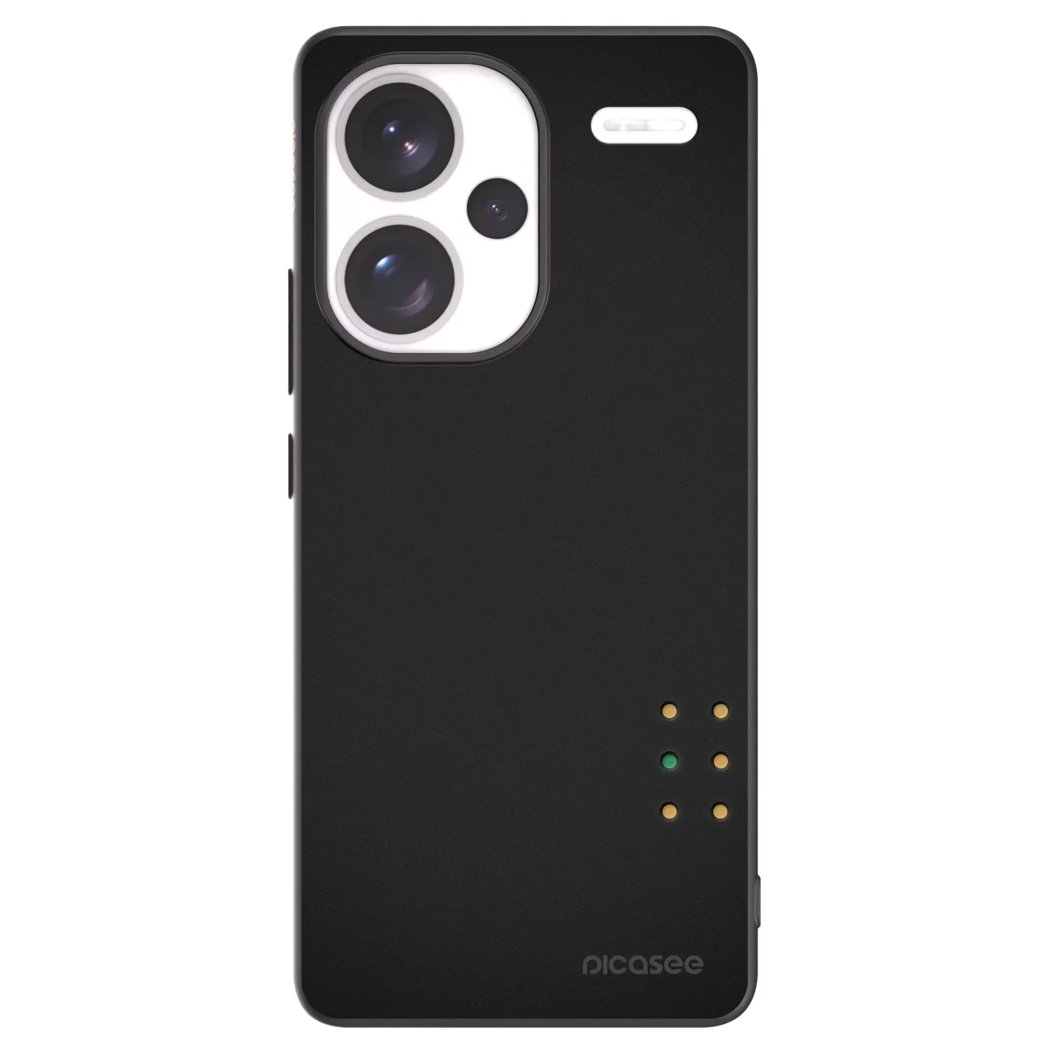 Picasee Μαύρη θήκη σιλικόνης για Xiaomi Redmi Note 13 Pro+ 5G - Pulse