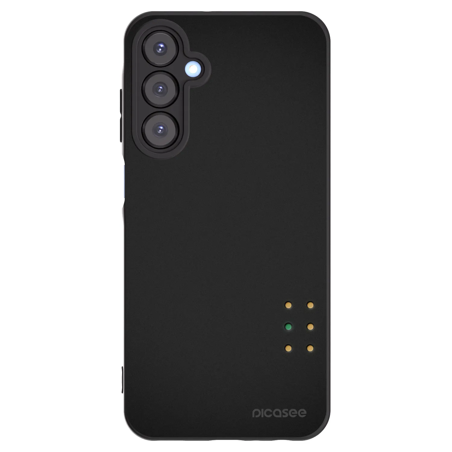 Picasee Μαύρη θήκη σιλικόνης για Samsung Galaxy A25 A256B 5G - Pulse