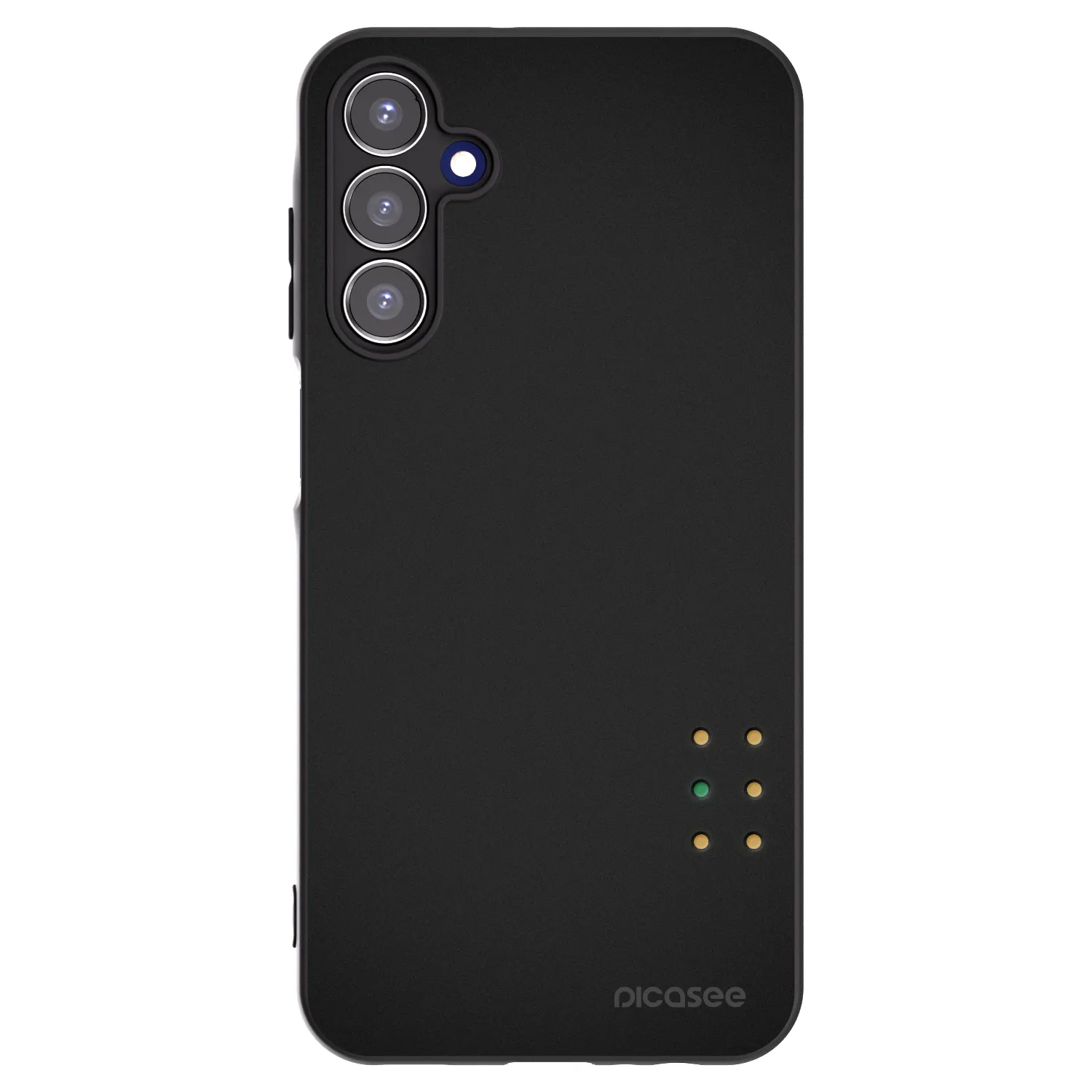 Picasee Μαύρη θήκη σιλικόνης για Samsung Galaxy A15 A155F 4G - Pulse