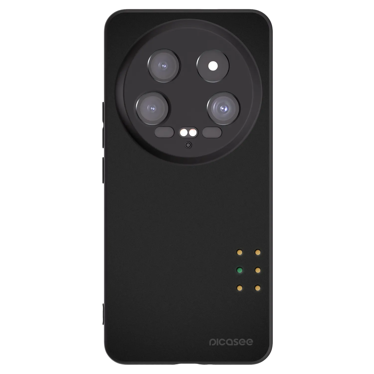 Picasee Μαύρη θήκη σιλικόνης για Xiaomi 14 Ultra - Pulse
