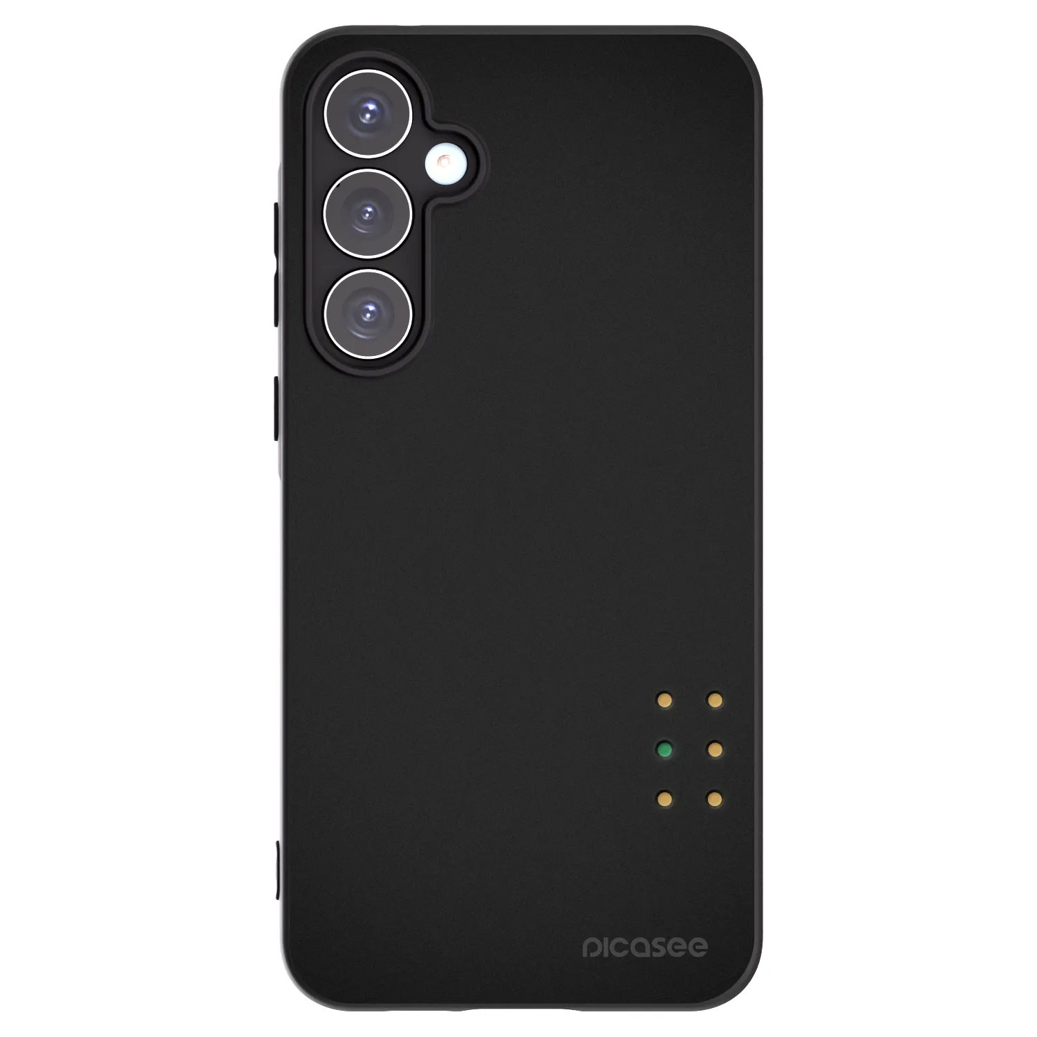 Picasee Μαύρη θήκη σιλικόνης για Samsung Galaxy A55 5G A556B - Pulse