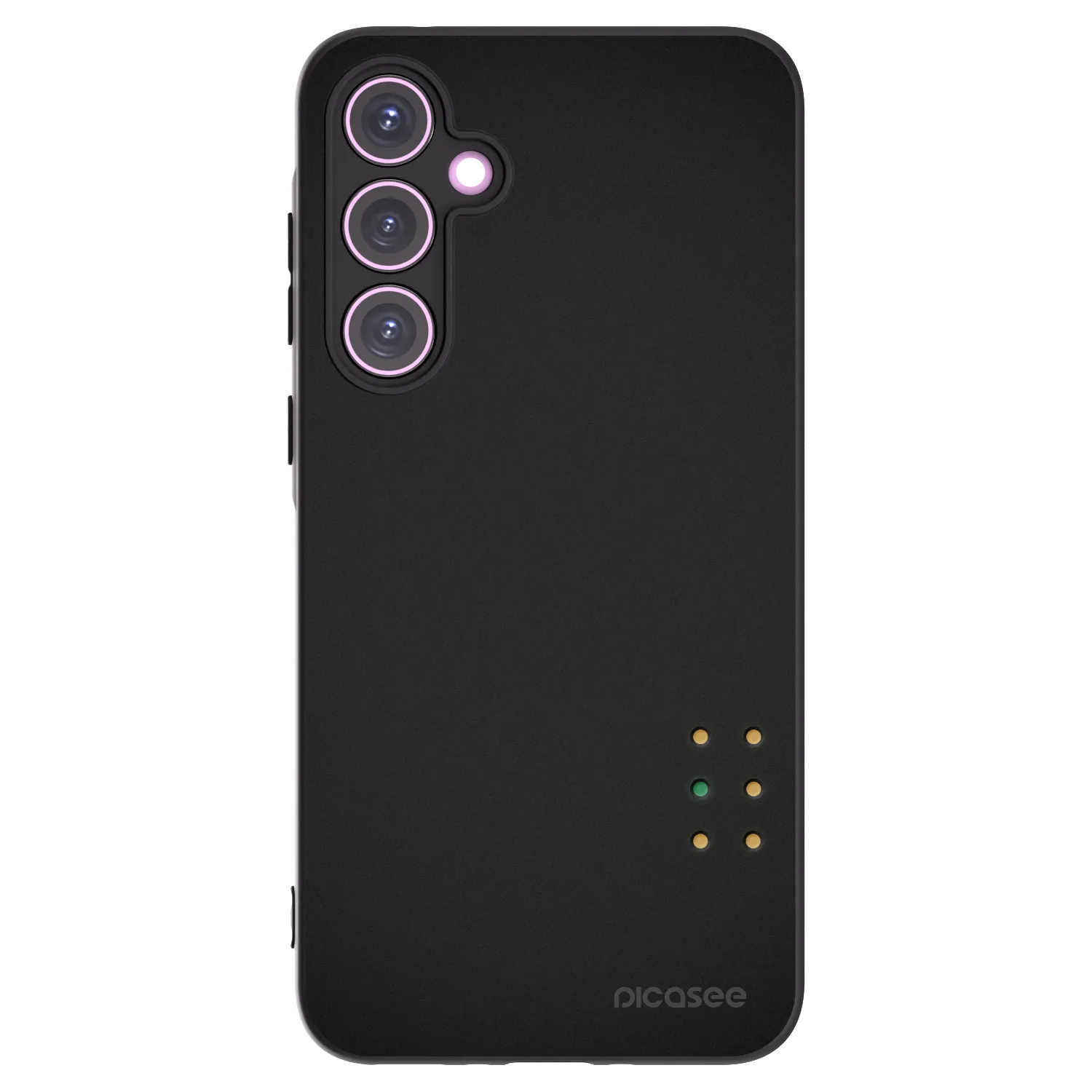 Picasee Μαύρη θήκη σιλικόνης για Samsung Galaxy A35 5G A356B - Pulse