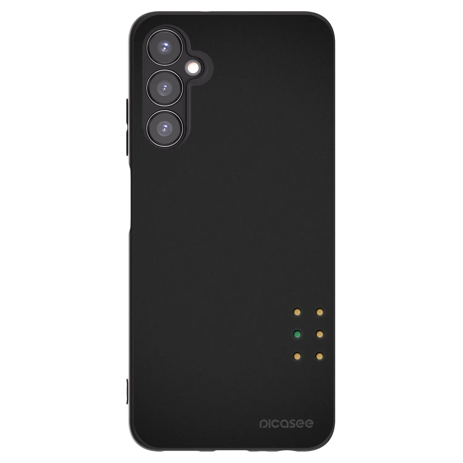 Picasee Μαύρη θήκη σιλικόνης για Samsung Galaxy A05s A057G - Pulse