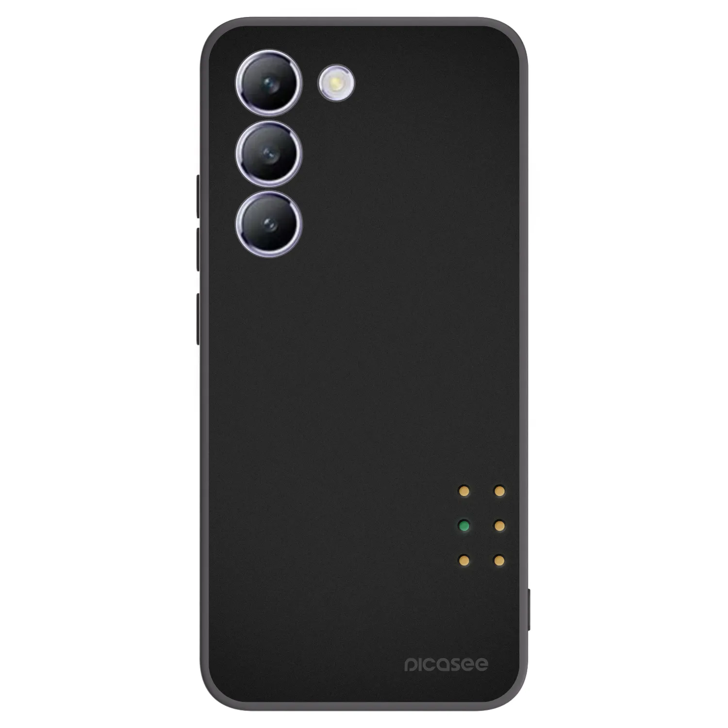 Picasee Μαύρη θήκη σιλικόνης για Vivo V40 SE 5G - Pulse