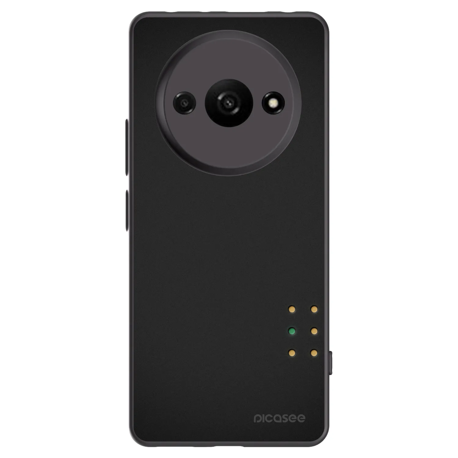 Picasee Μαύρη θήκη σιλικόνης για Xiaomi Redmi A3 - Pulse
