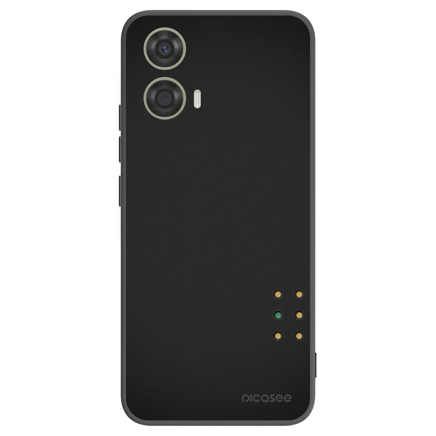 Picasee Μαύρη θήκη σιλικόνης για Motorola Moto G24 - Pulse