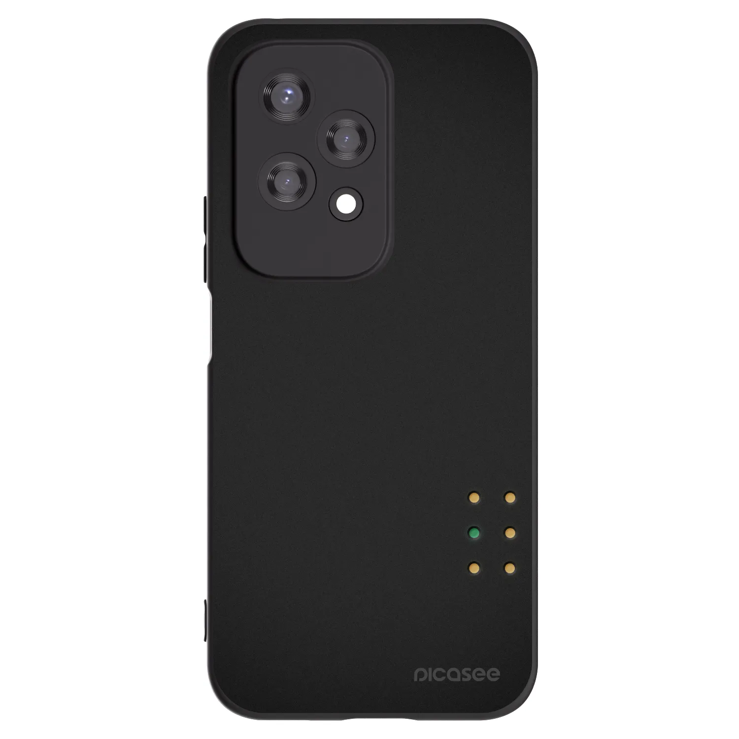 Picasee Μαύρη θήκη σιλικόνης για Honor 200 Lite - Pulse