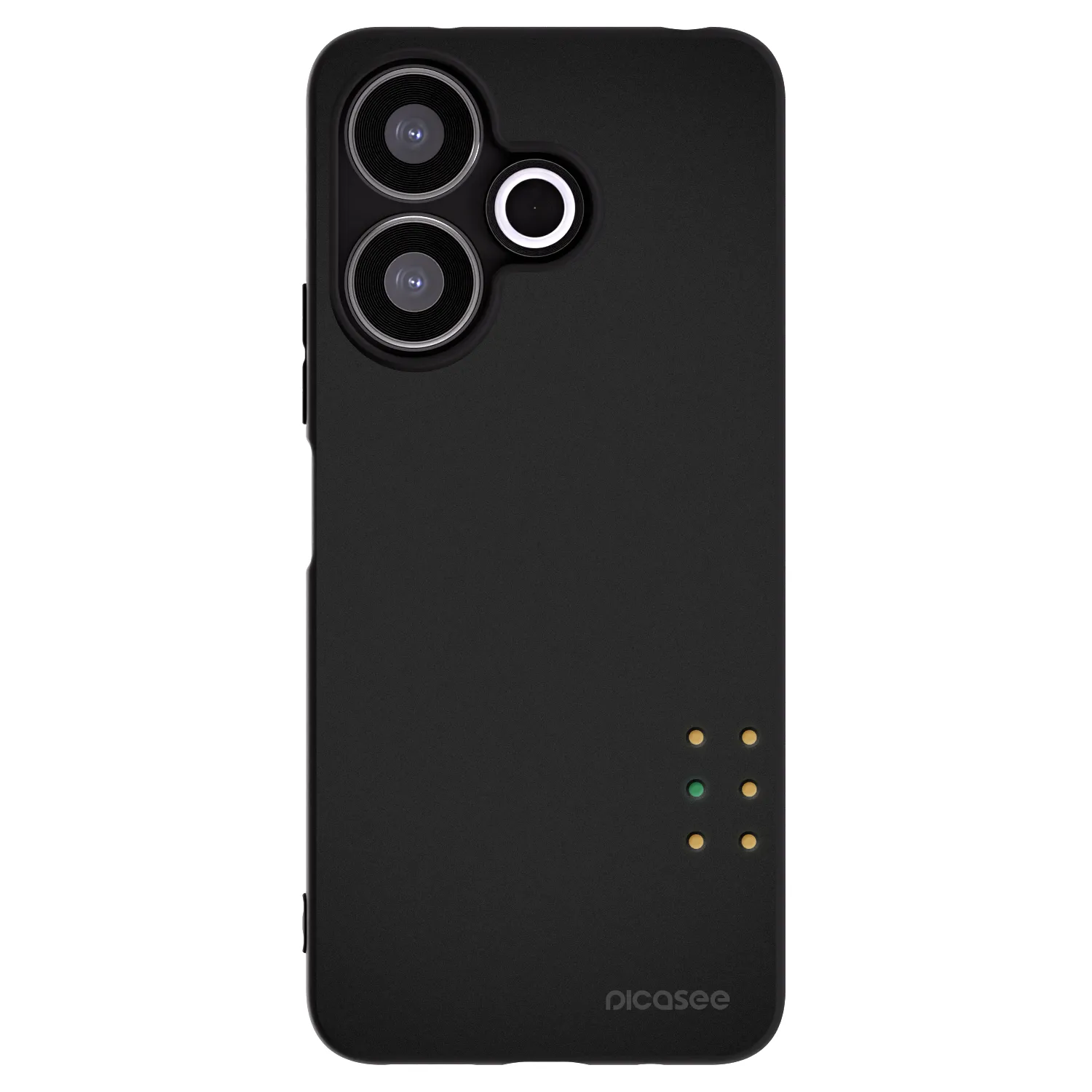 Picasee Μαύρη θήκη σιλικόνης για Xiaomi Redmi 13 4G - Pulse