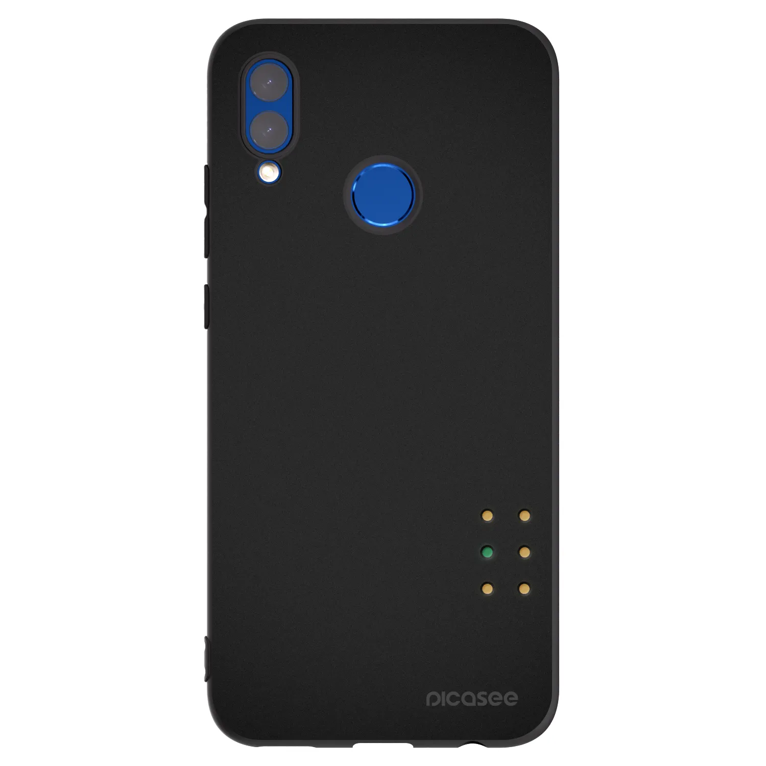 Picasee Μαύρη θήκη σιλικόνης για Honor 10 Lite - Pulse