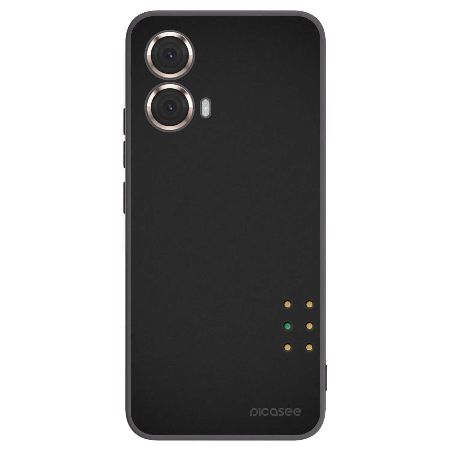 Picasee Μαύρη θήκη σιλικόνης για Motorola Moto G85 - Pulse