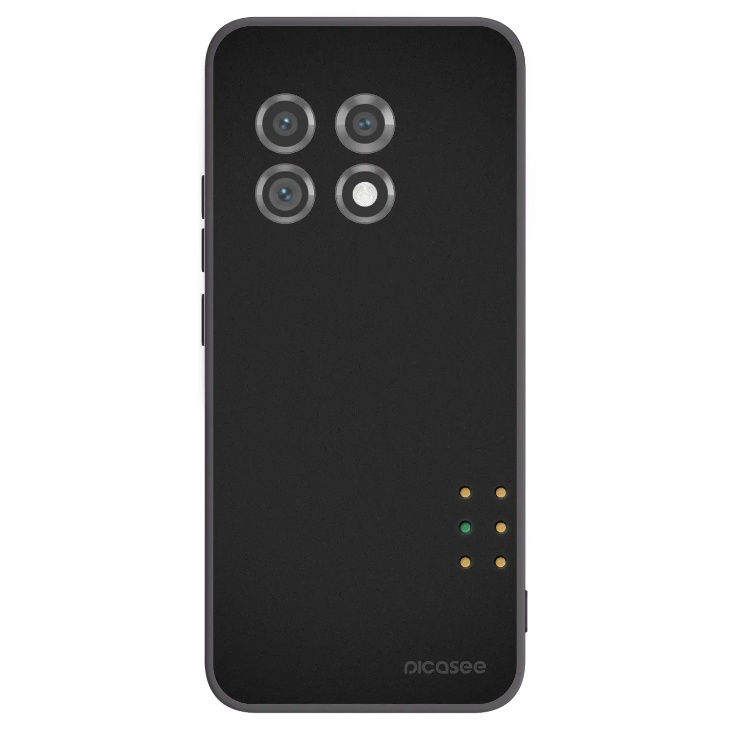 Picasee Μαύρη θήκη σιλικόνης για OnePlus 11 5G - Pulse