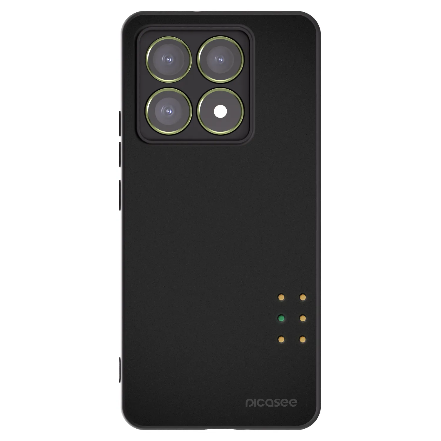 Picasee Μαύρη θήκη σιλικόνης για Xiaomi 14T - Pulse