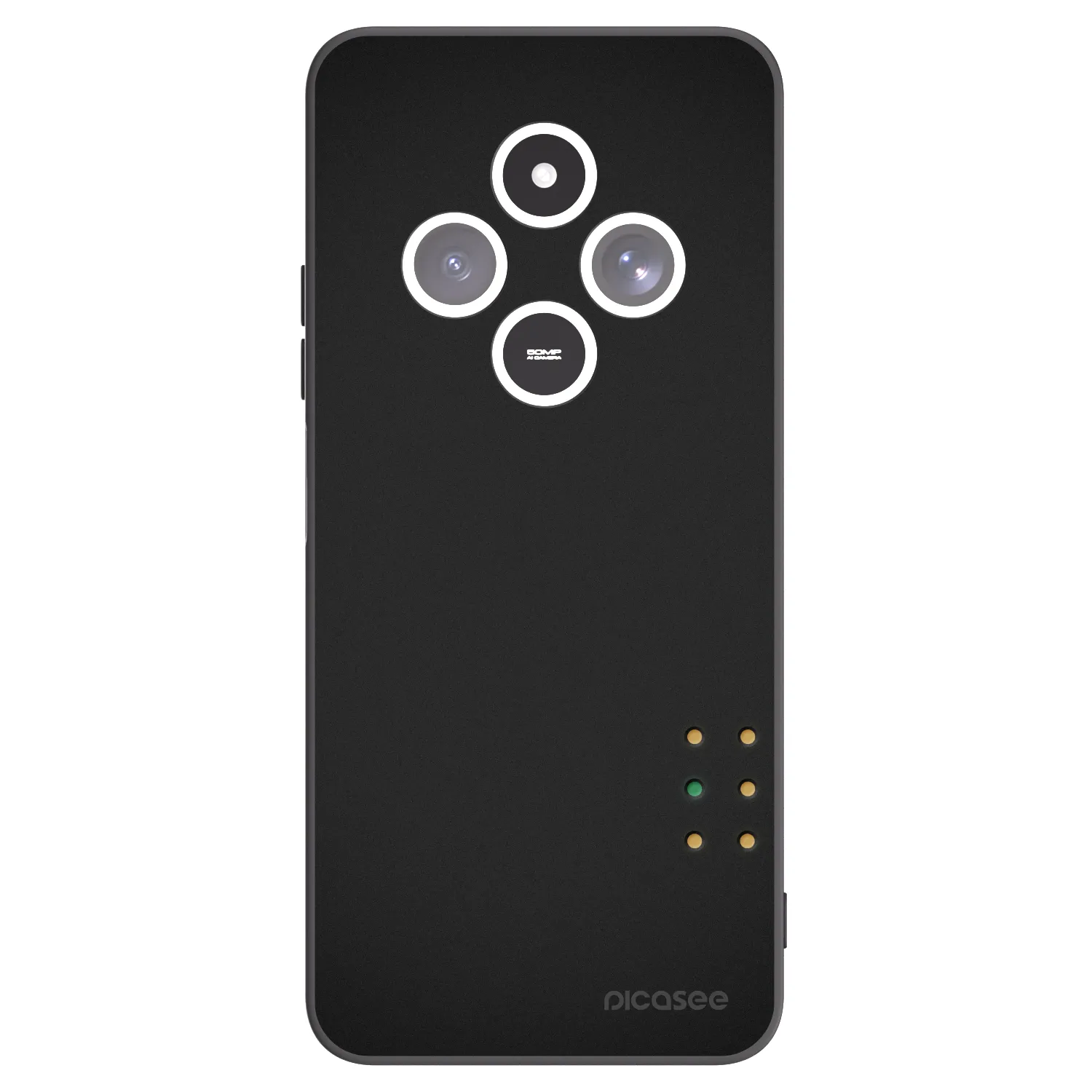 Picasee Μαύρη θήκη σιλικόνης για Xiaomi Redmi 14C - Pulse