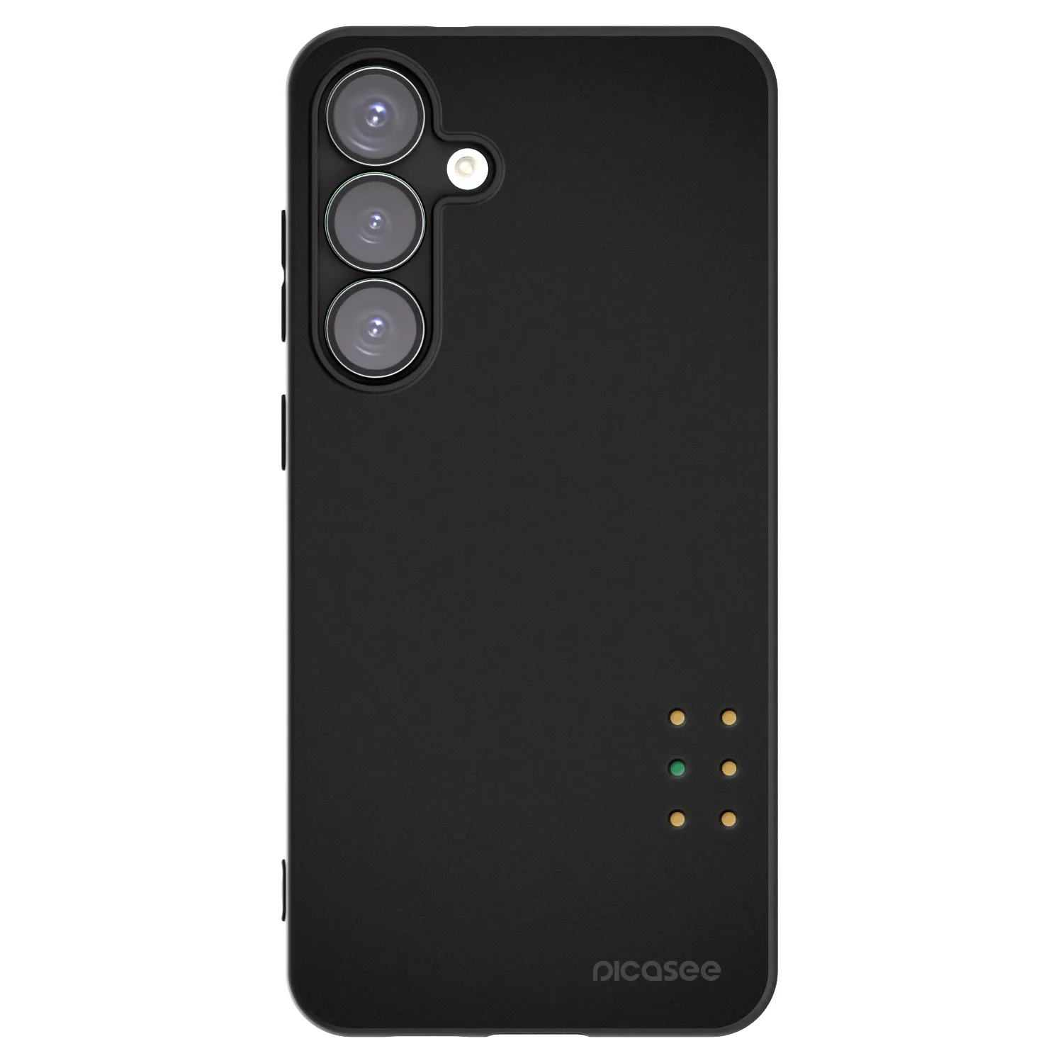 Picasee Μαύρη θήκη σιλικόνης για Samsung Galaxy S25+ 5G - Pulse