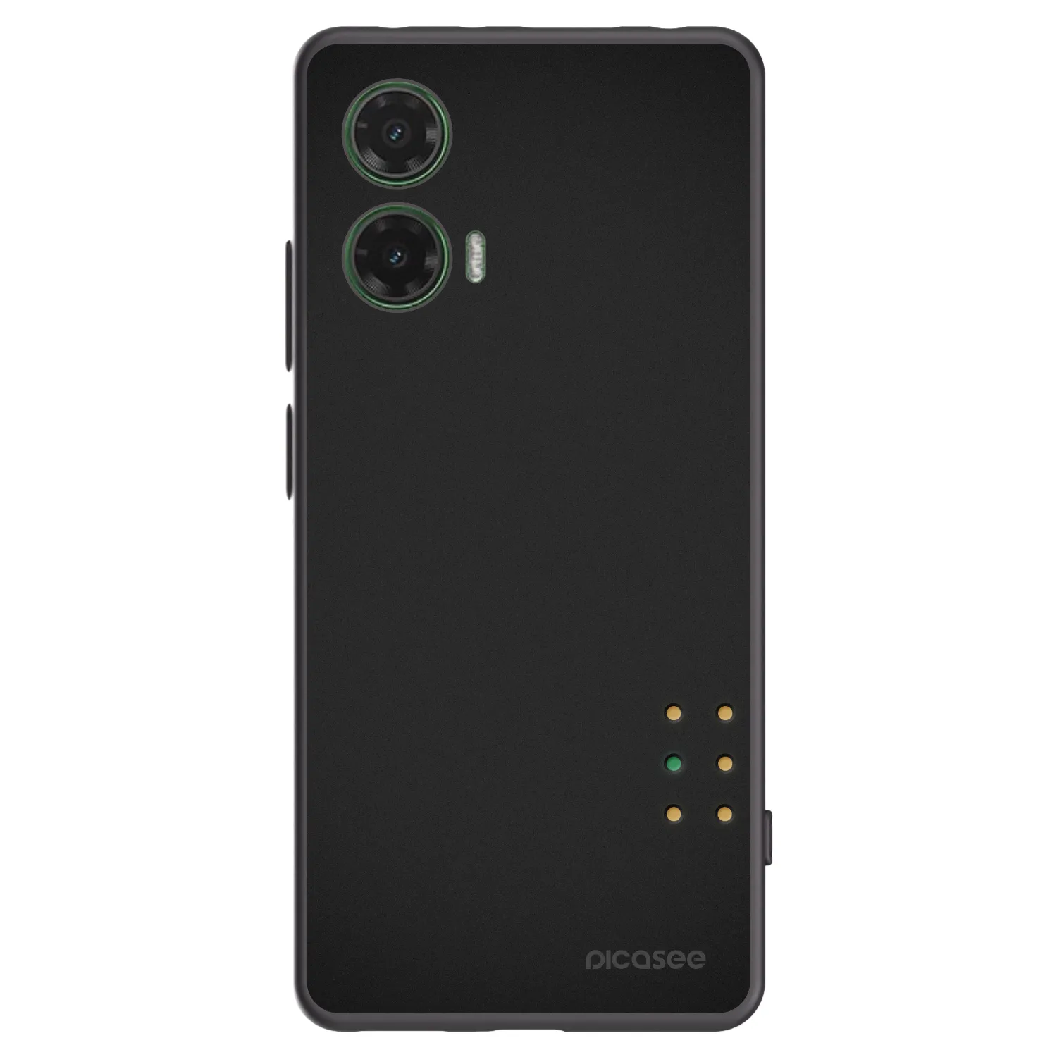 Picasee Μαύρη θήκη σιλικόνης για Motorola Moto G35 5G - Pulse