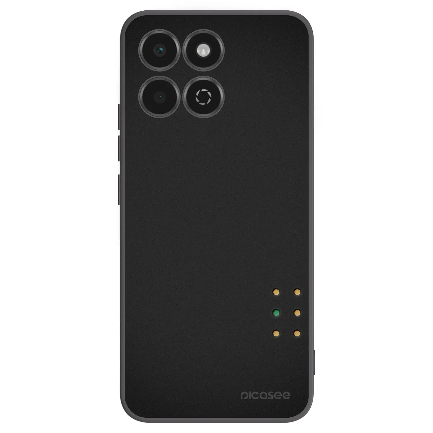 Picasee Μαύρη θήκη σιλικόνης για Honor 200 Smart 5G - Pulse