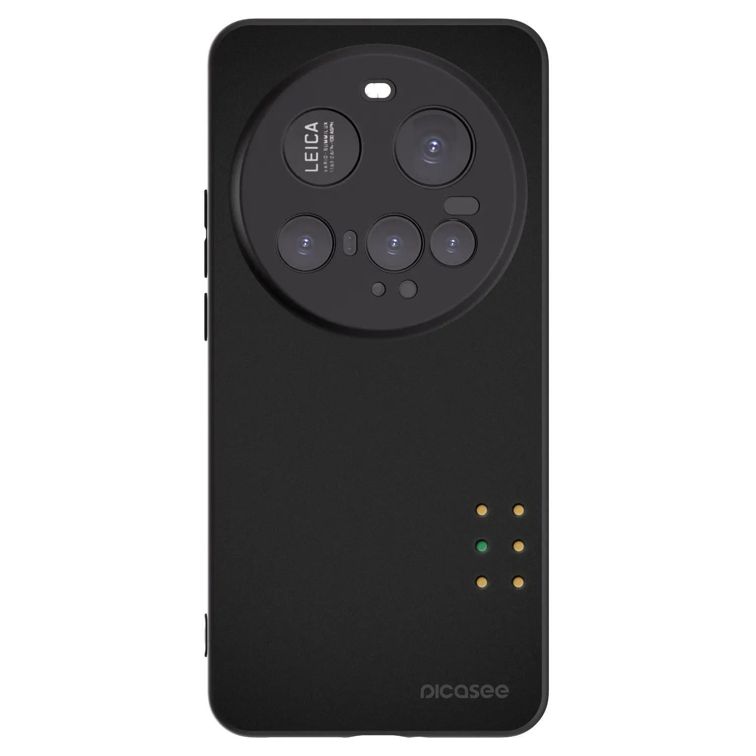 Picasee Μαύρη θήκη σιλικόνης για Xiaomi 15 Ultra - Pulse