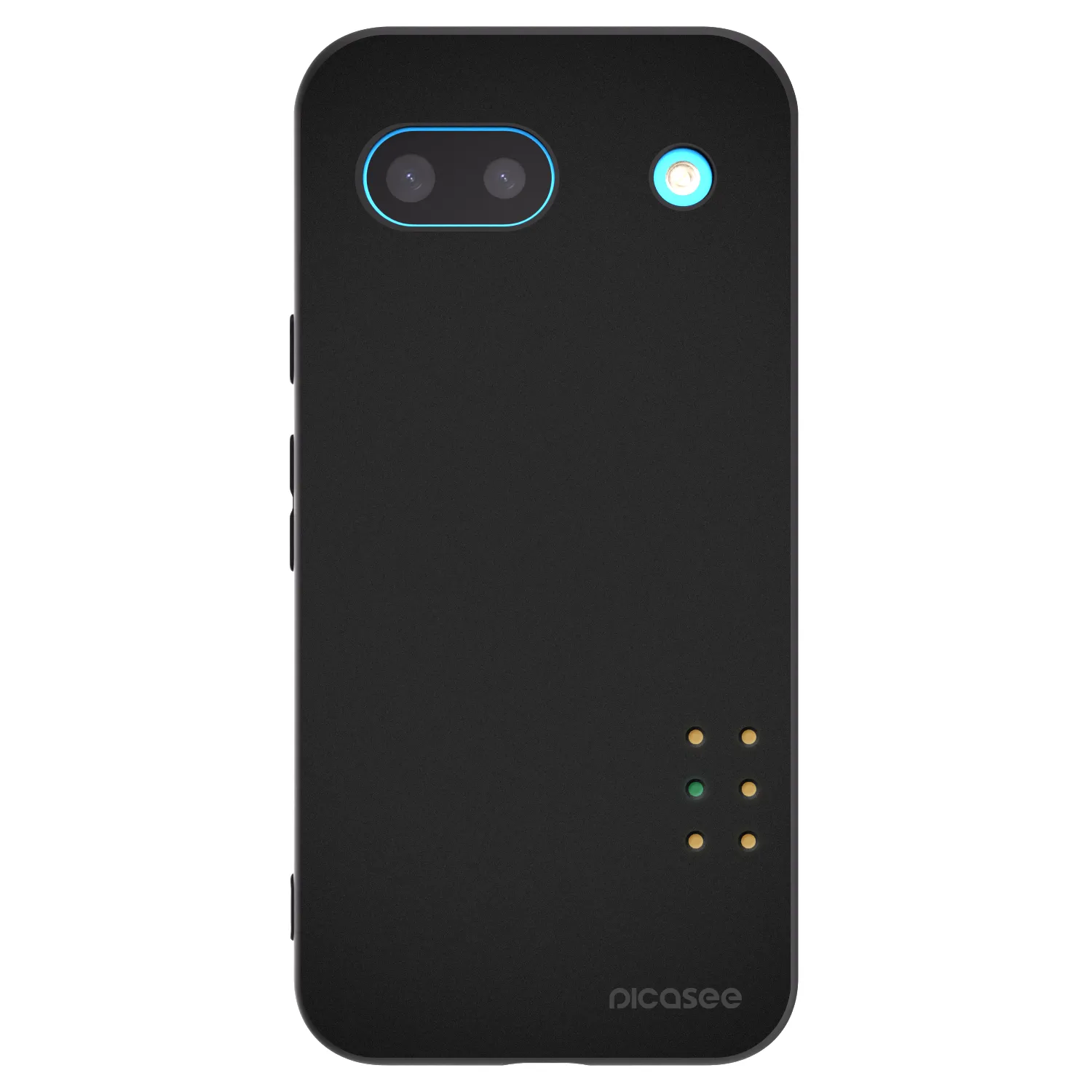 Picasee Μαύρη θήκη σιλικόνης για Google Pixel 8a - Pulse