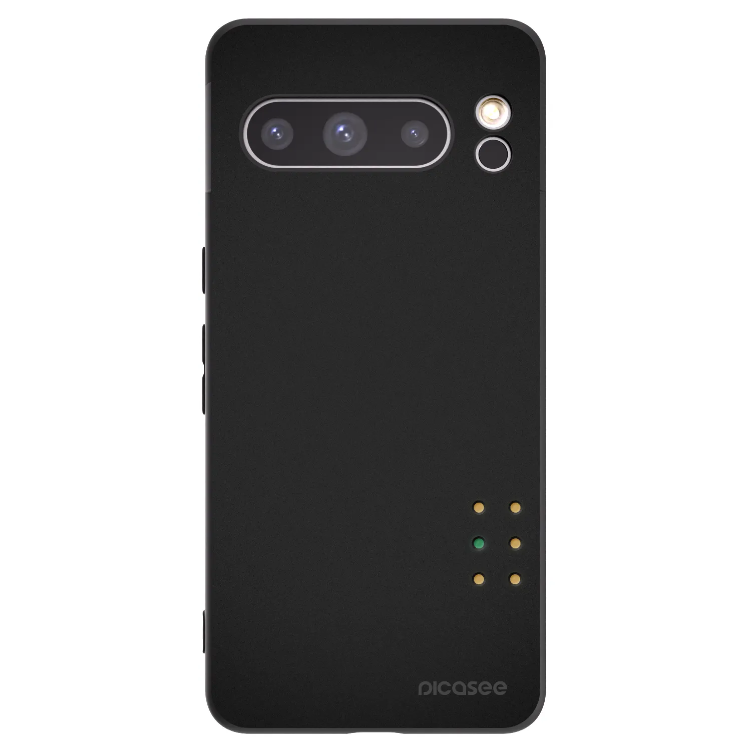 Picasee Μαύρη θήκη σιλικόνης για Google Pixel 8 Pro - Pulse