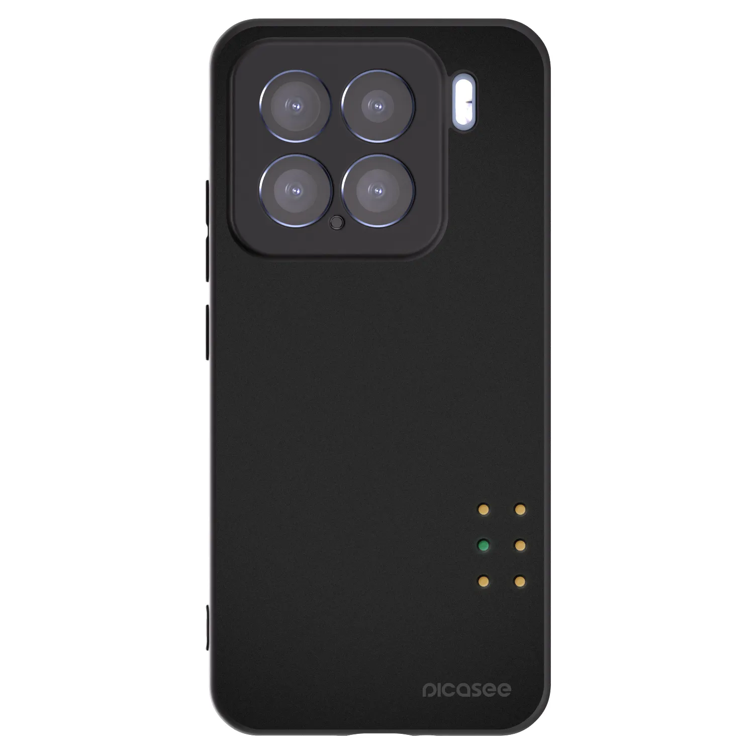 Picasee Μαύρη θήκη σιλικόνης για Xiaomi 15 - Pulse