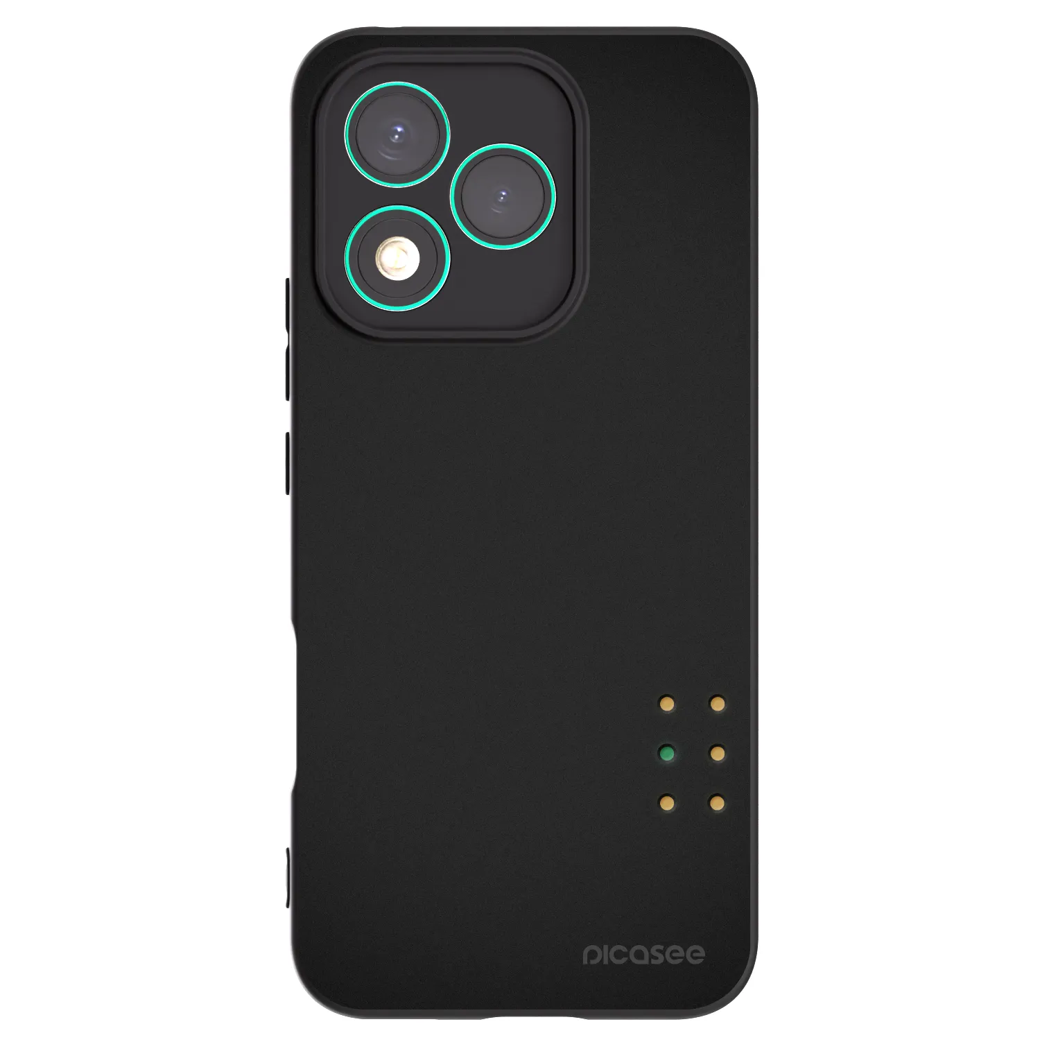 Picasee Μαύρη θήκη σιλικόνης για Honor 400 Lite 5G - Pulse