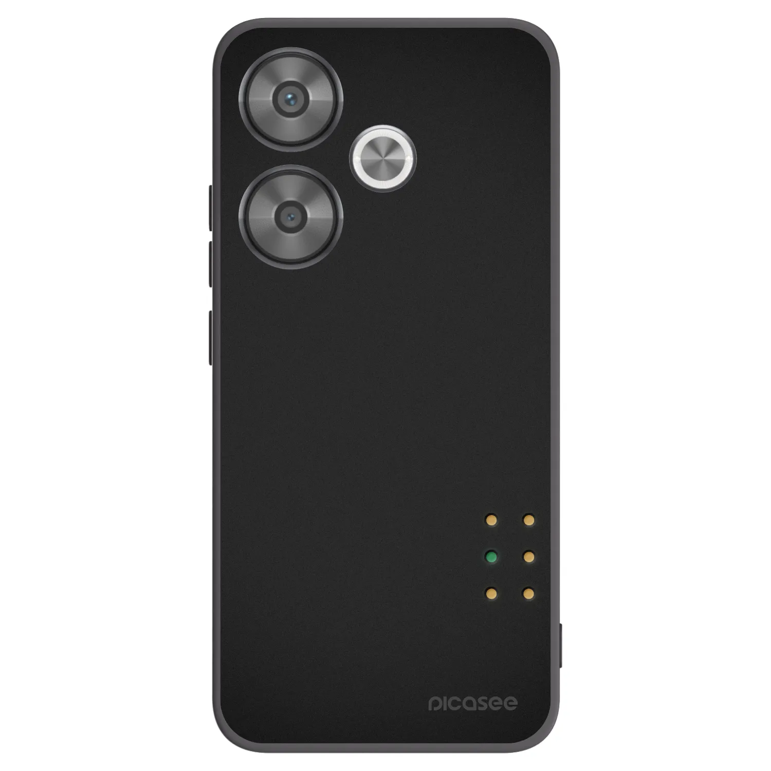 Picasee Μαύρη θήκη σιλικόνης για Xiaomi Poco F6 - Pulse
