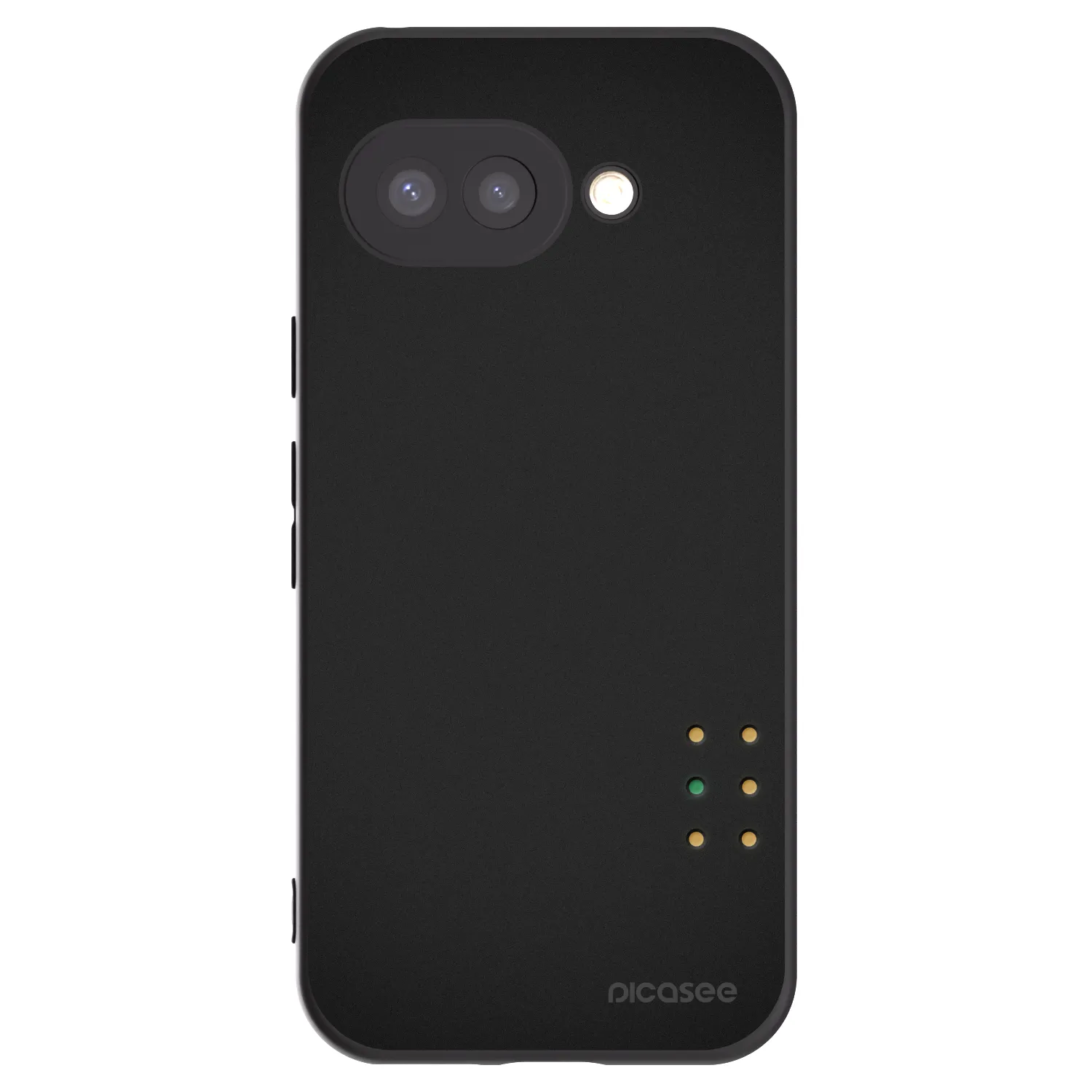 Picasee Μαύρη θήκη σιλικόνης για Google Pixel 9a - Pulse
