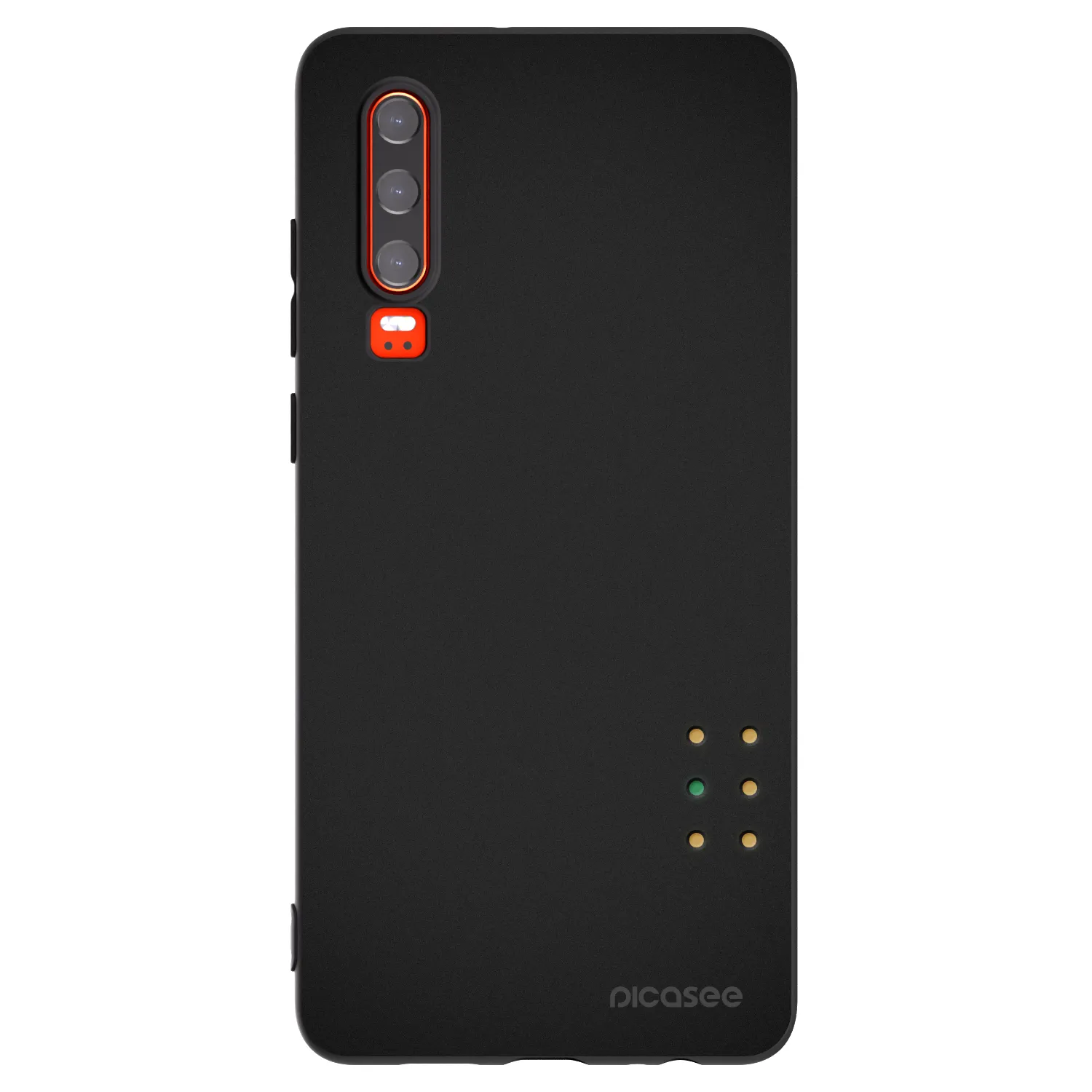 Picasee Μαύρη θήκη σιλικόνης για Huawei P30 - Pulse
